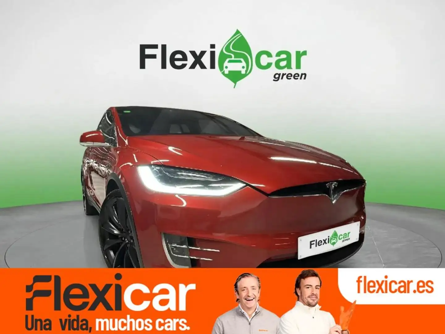 Tesla Model X 100D 4WD Rojo - 1