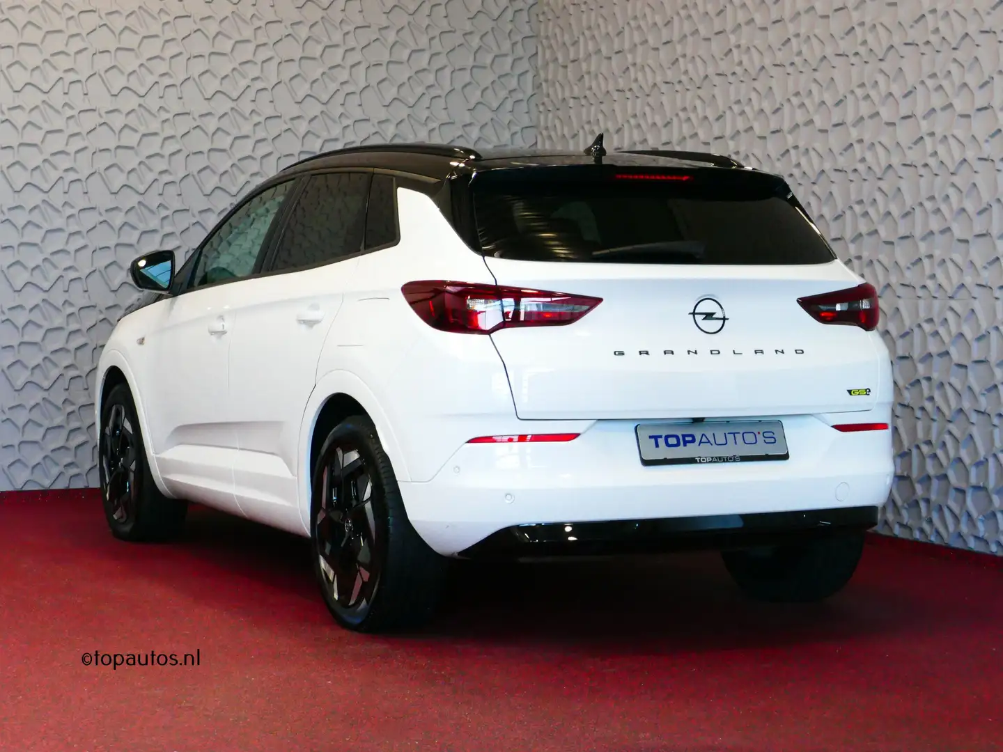 Opel Grandland 1.6 Turbo ✅300PK✅ Hybrid 4x4 GSe Navi Leer Alcanta Wit - 2