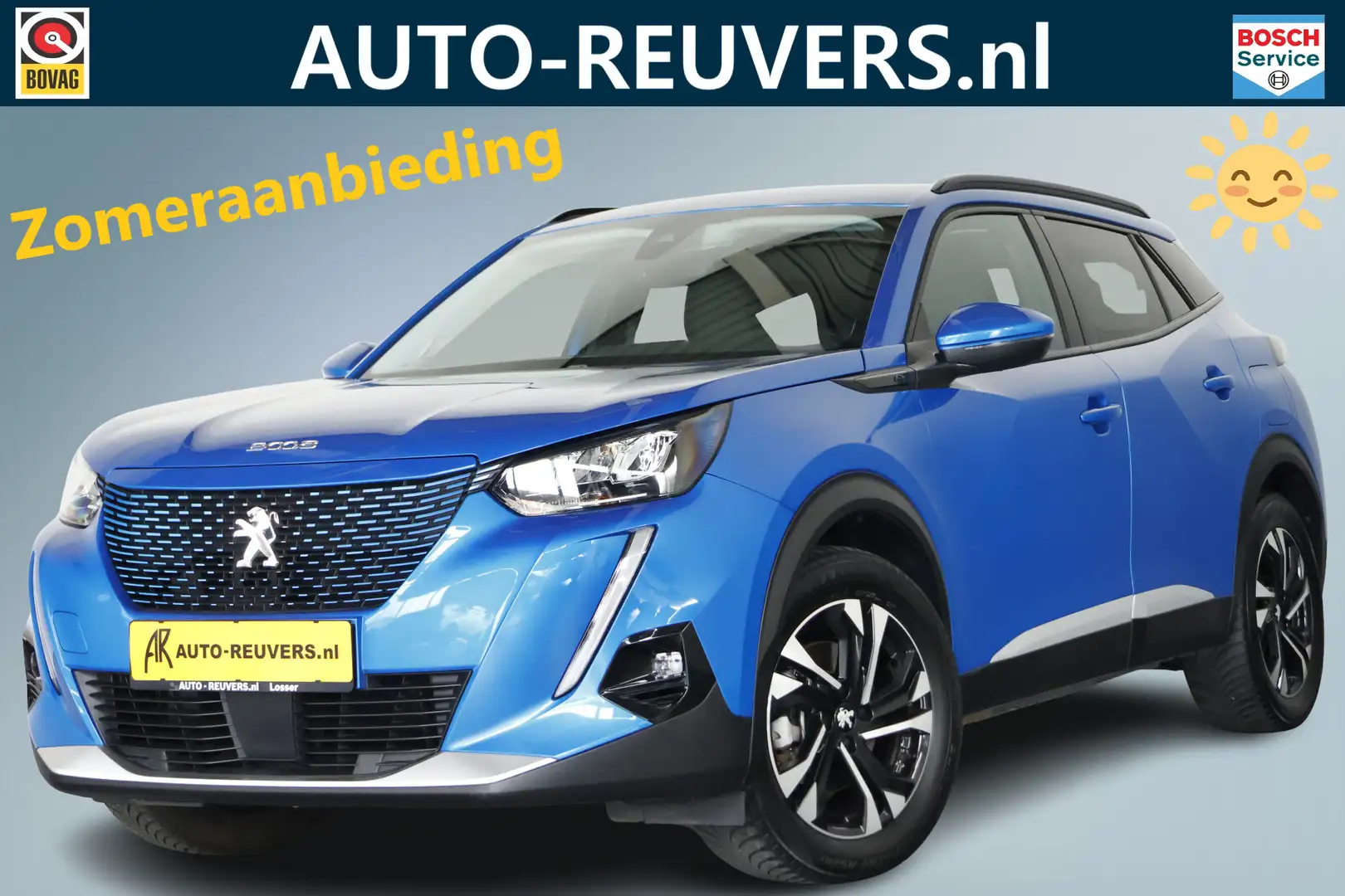 Peugeot e-2008 EV Allure Pack 50 kWh / LED / CarPlay / Navi / 3D Blauw - 1