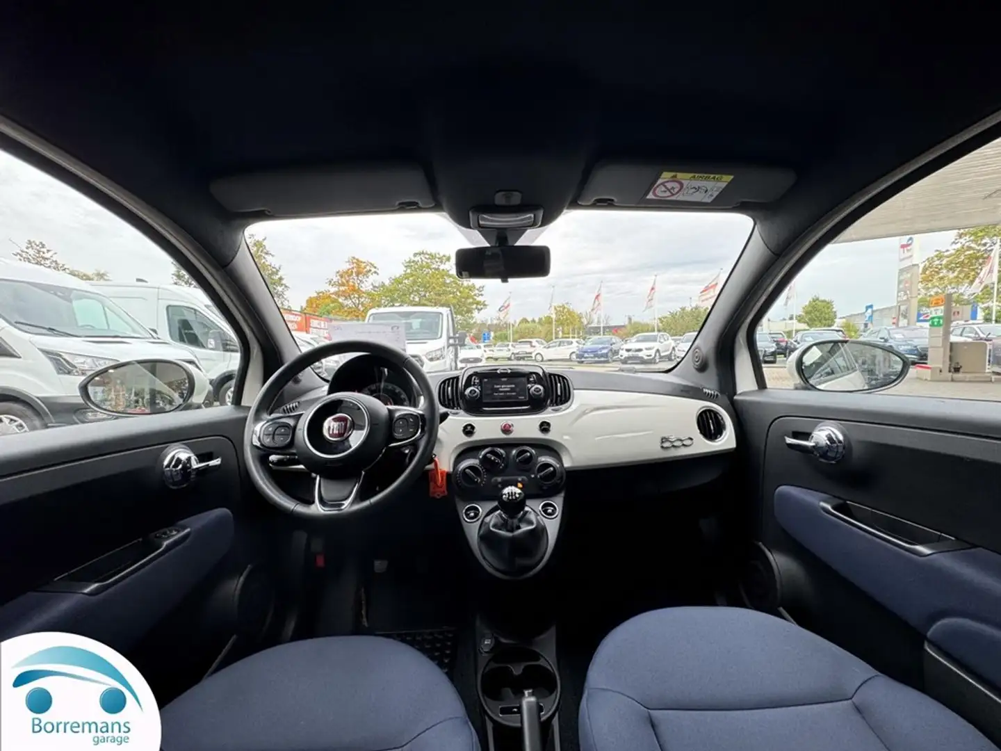 Fiat 500 FIAT 1.0 70 PK HYBRIDE SS CULT Blanc - 2