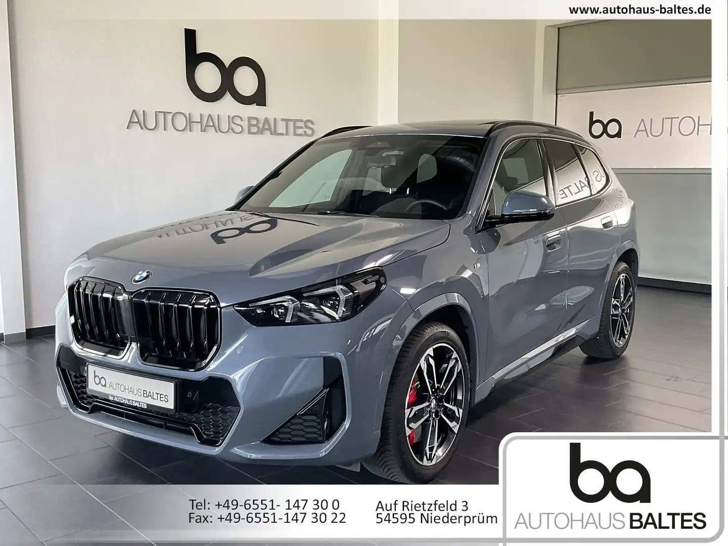 BMW X1 X1 sDrive 20i M Sport 19"/Pano/Park/DrivPlus/AHK Gris - 1