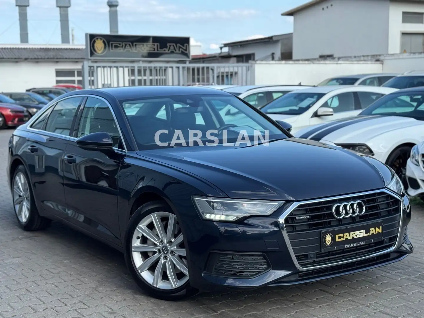 Audi A6 Lim. 50 TDI QUATTRO 2.HAND+LED+AHK+SPUR+XENON Blau - 1