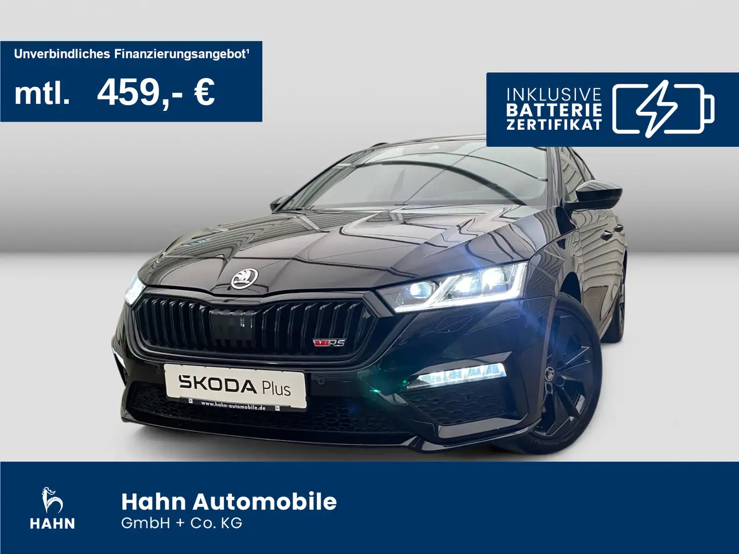 Skoda Octavia Combi RS iV 1.4 TSI DSG PanoDach Kamera Schwarz - 1