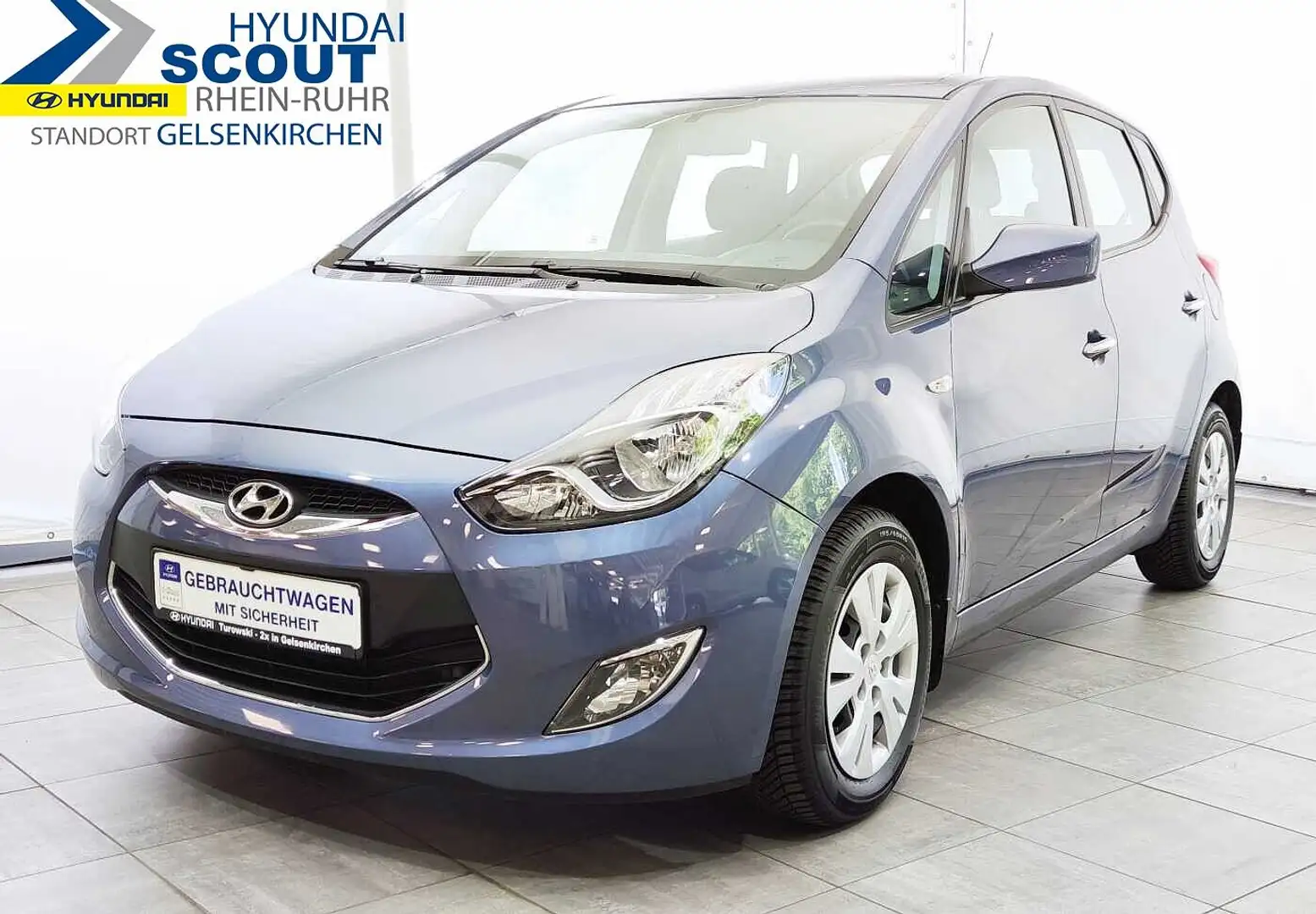 Hyundai iX20 1.6 Automatik 1.Hand Blau - 1