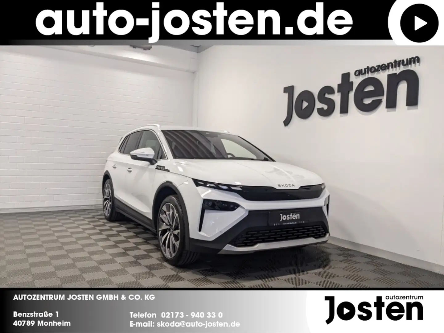 Skoda Elroq Alpha 85 Matrix-Beam AHK 21''-LM Alb - 1