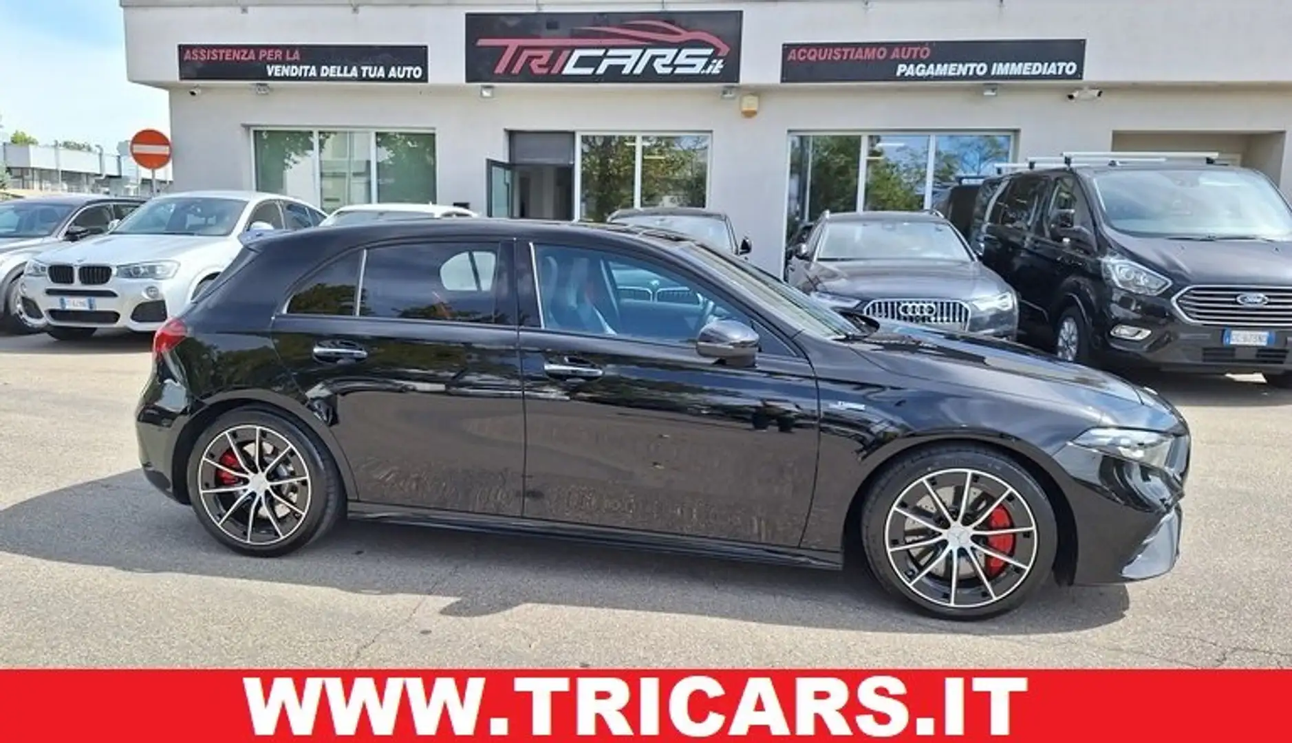 Mercedes-Benz A 35 AMG Line Premium Plus 4matic auto PERMUTE TETTO Czarny - 1