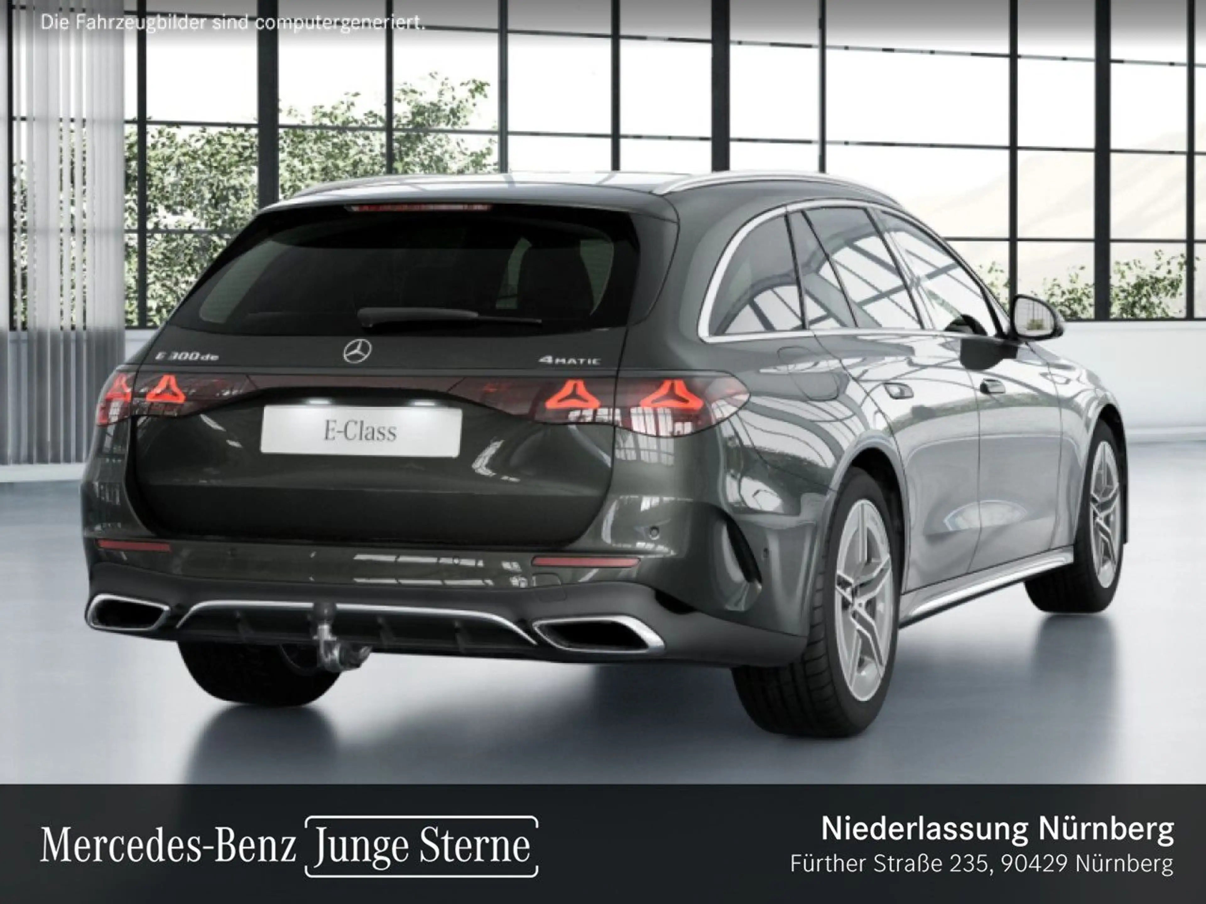 Mercedes-Benz E 300 de T 4M Hybrid AMG Fahrass 360° Pano Distr. — photo 5