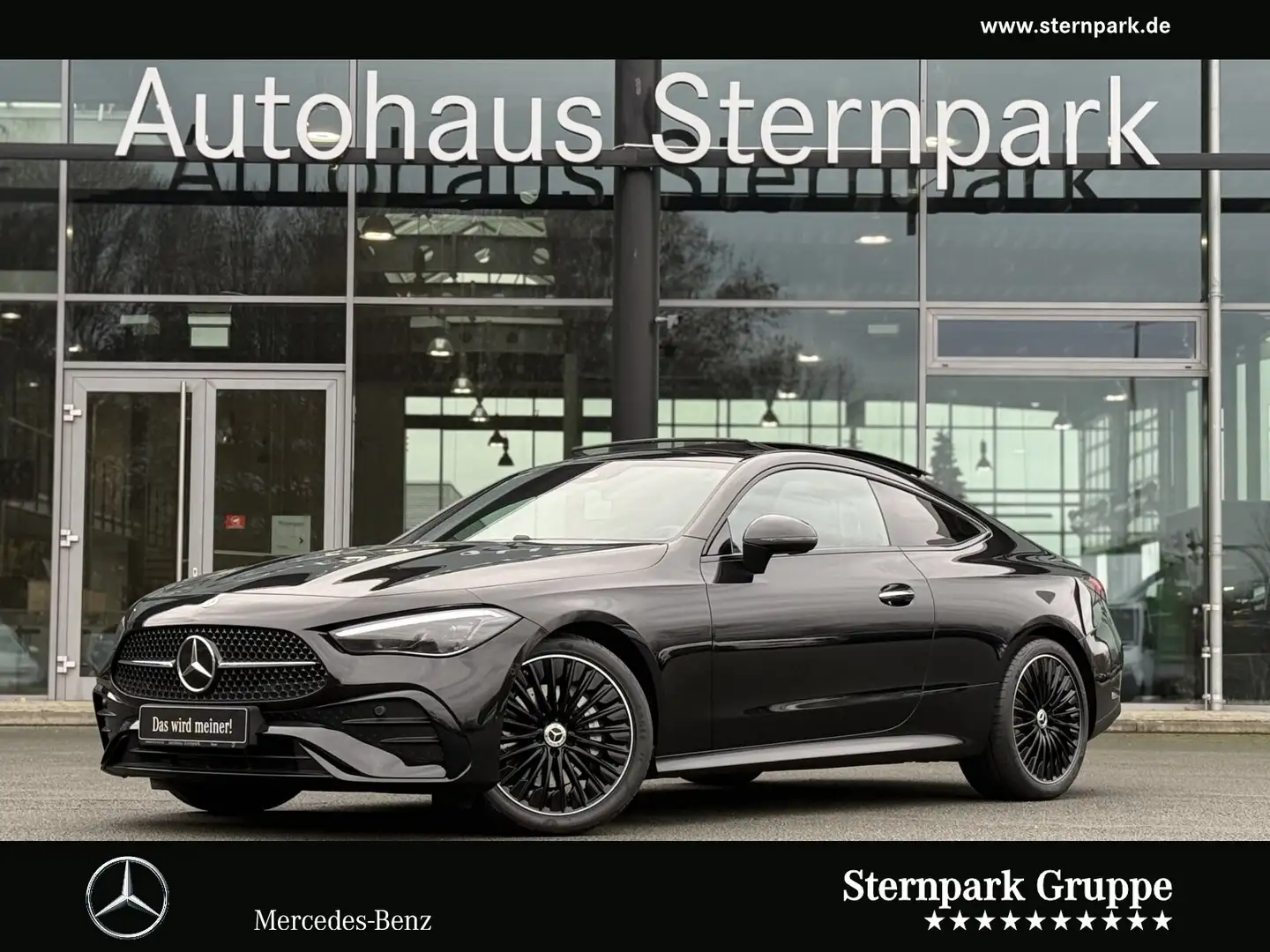 Mercedes-Benz CLE 200 CLE 200 Coupé AMG Line Adv+/Burm/Pano/Memory uvm Schwarz - 1