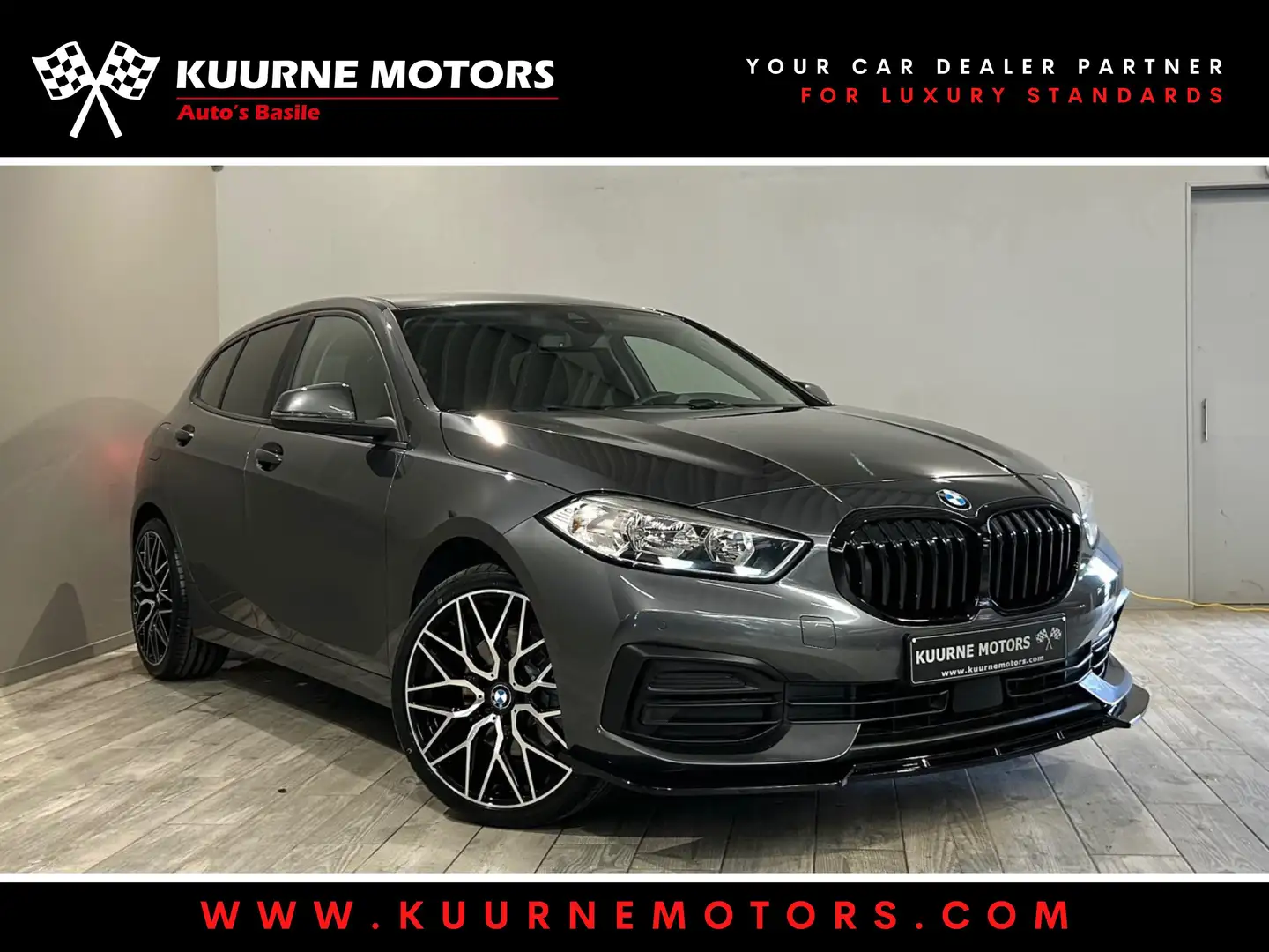 BMW 118 i Alu19"/Leder/Gps/Carplay/Cruise/Bt *1j garantie* Gri - 1