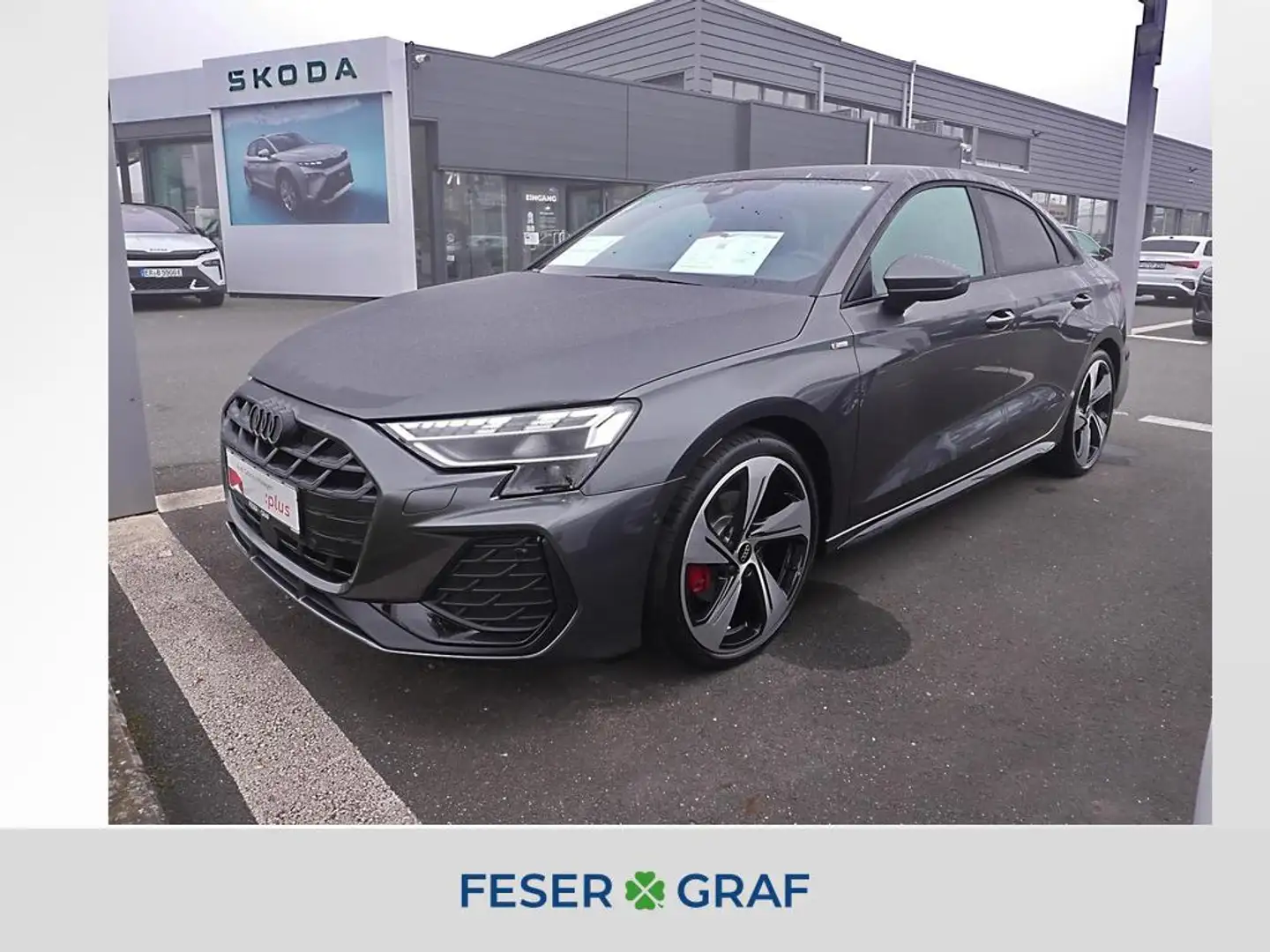 Audi A3 Lim. 35 TFSI 2x Sline ACC AHK LED Navi RüKa Grau - 1