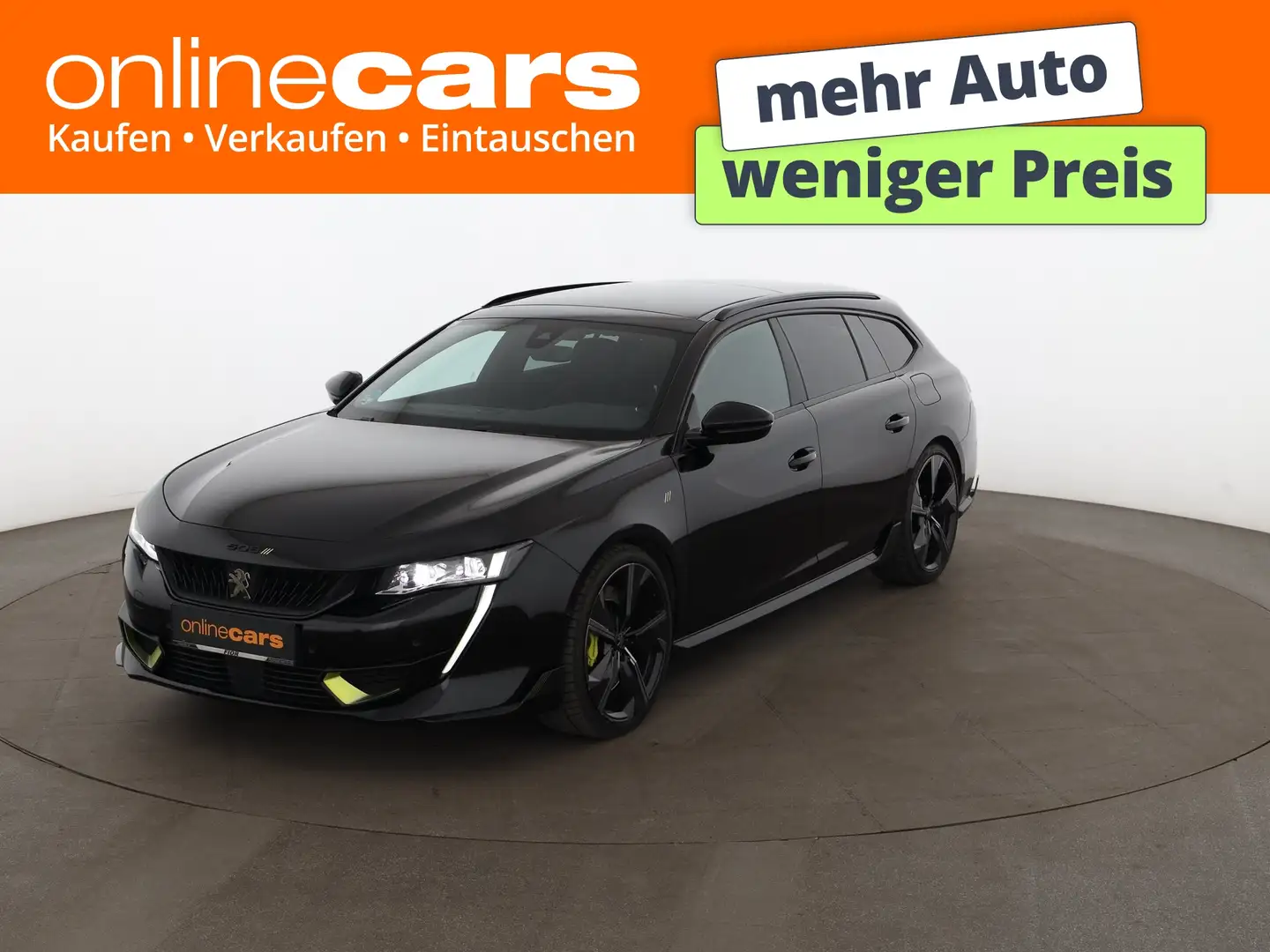 Peugeot 508 PSE SW Hybrid 4 200/360 Aut LED SKY RADAR NAV Schwarz - 1