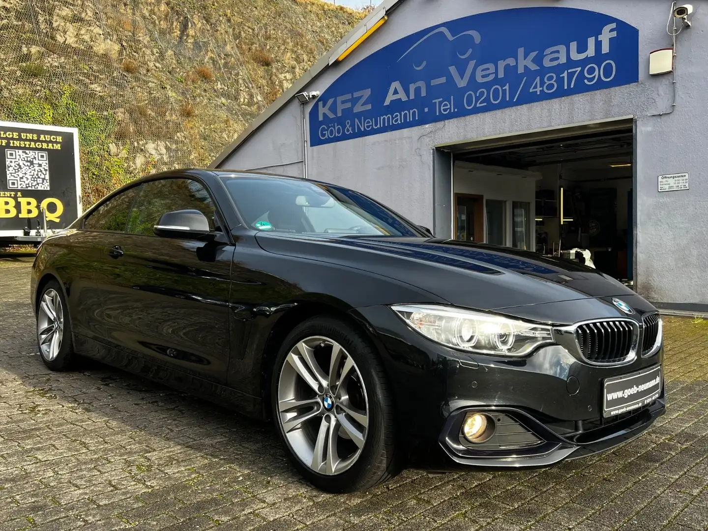 BMW 420 i Coupé Sp.Aut. Sport Line Leder Xenon Navi Negru - 1