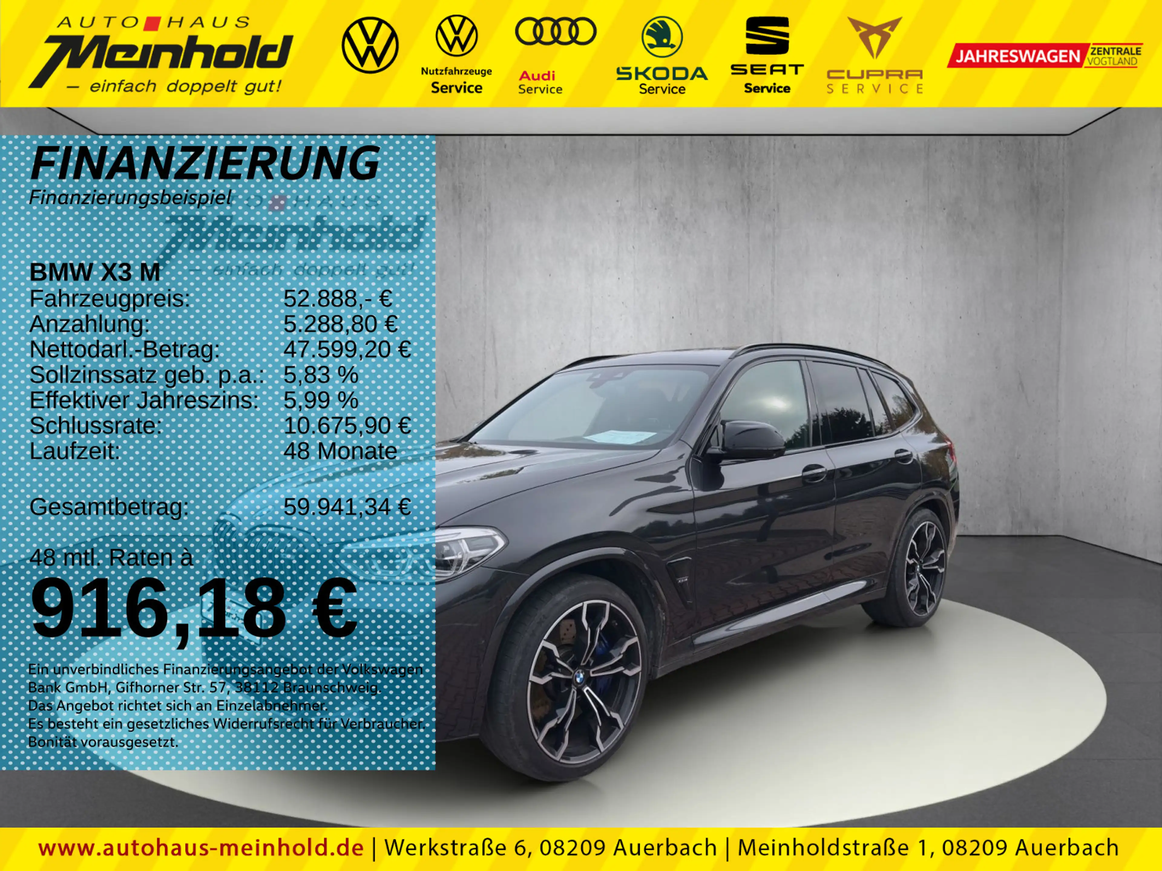 BMW X3 M Cometition xDrive Shadoe Line, AHK, DrivA+