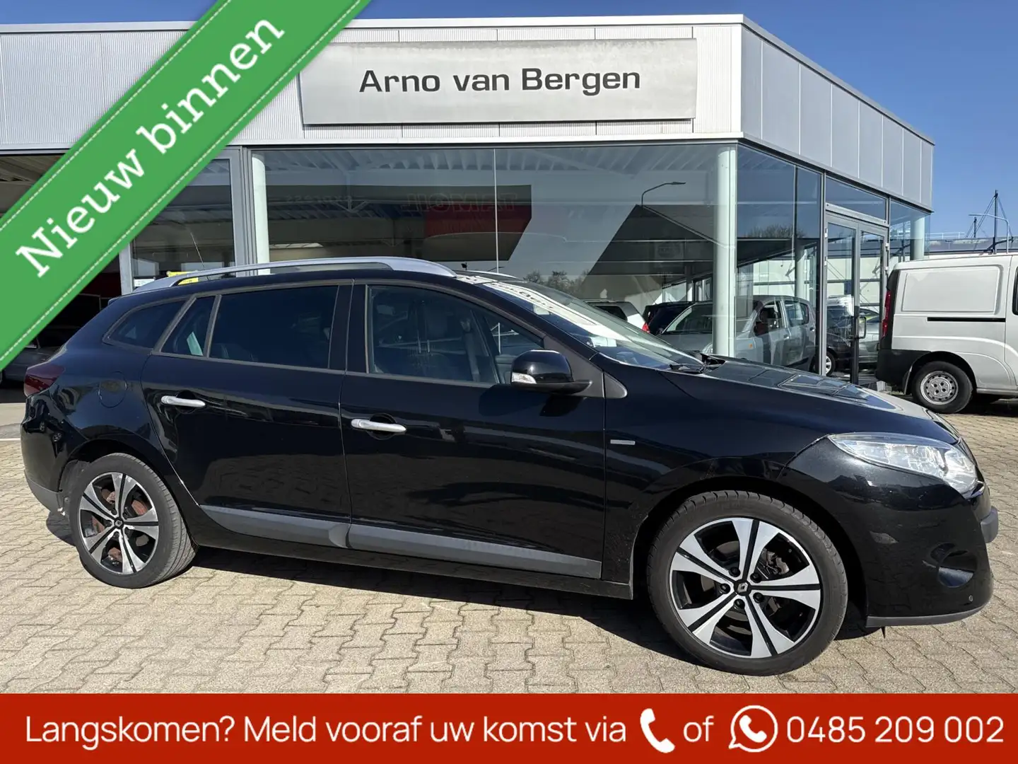 Renault Megane Estate 2.0 Bose, AUTOMAAT, panoramadak, half leder Schwarz - 1