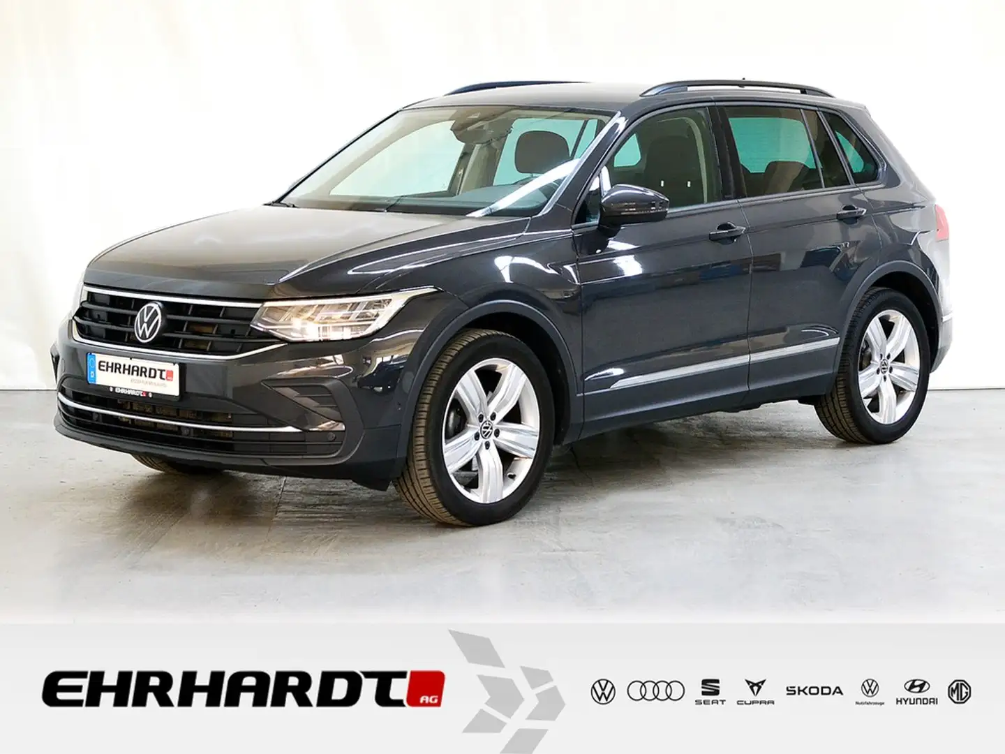 Volkswagen Tiguan 2.0 TDI DSG Life AHK*LED*NAVI*SHZ*ACC*PARKLENK*19" Grigio - 1