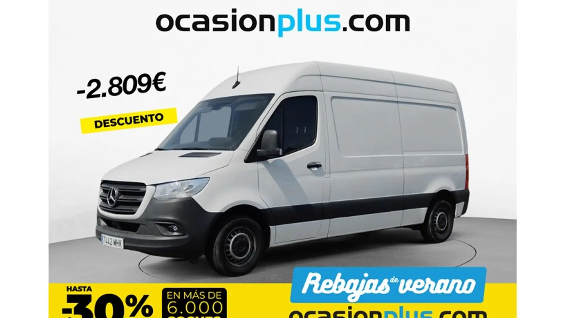Mercedes-Benz Sprinter Furgón 211CDI Medio T.E. tD Blanc - 1