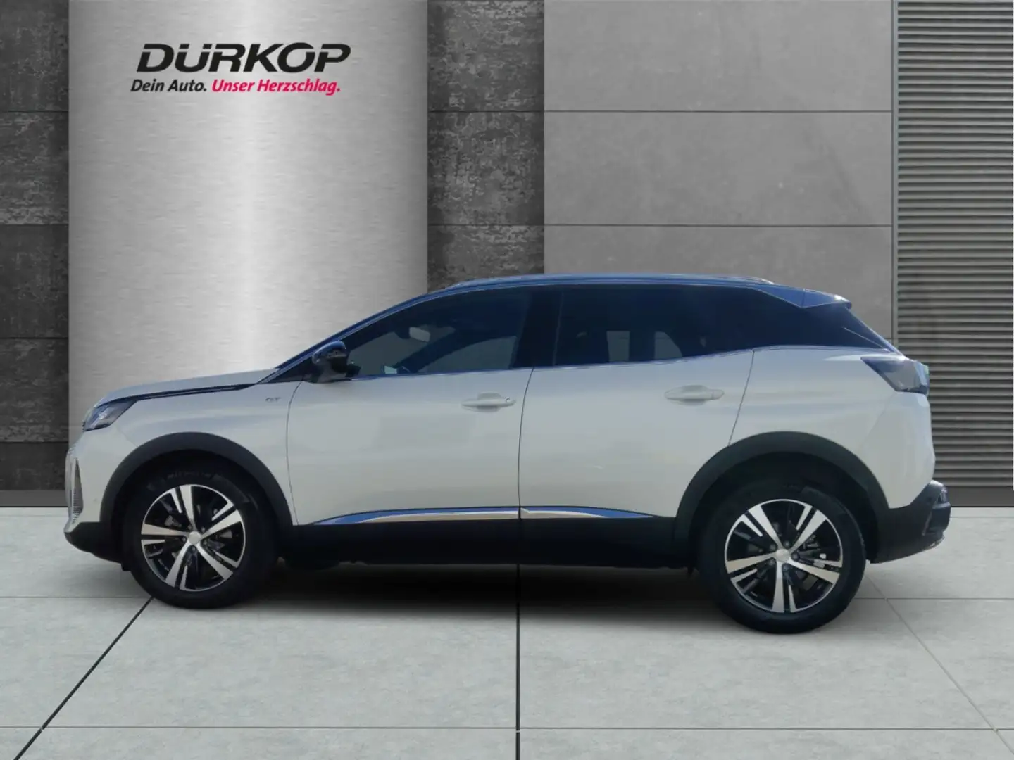 Peugeot 3008 GT PT 130 EAT8,PDC,SHZ,LWS,LED,Abstands-/Kollision Weiß - 2