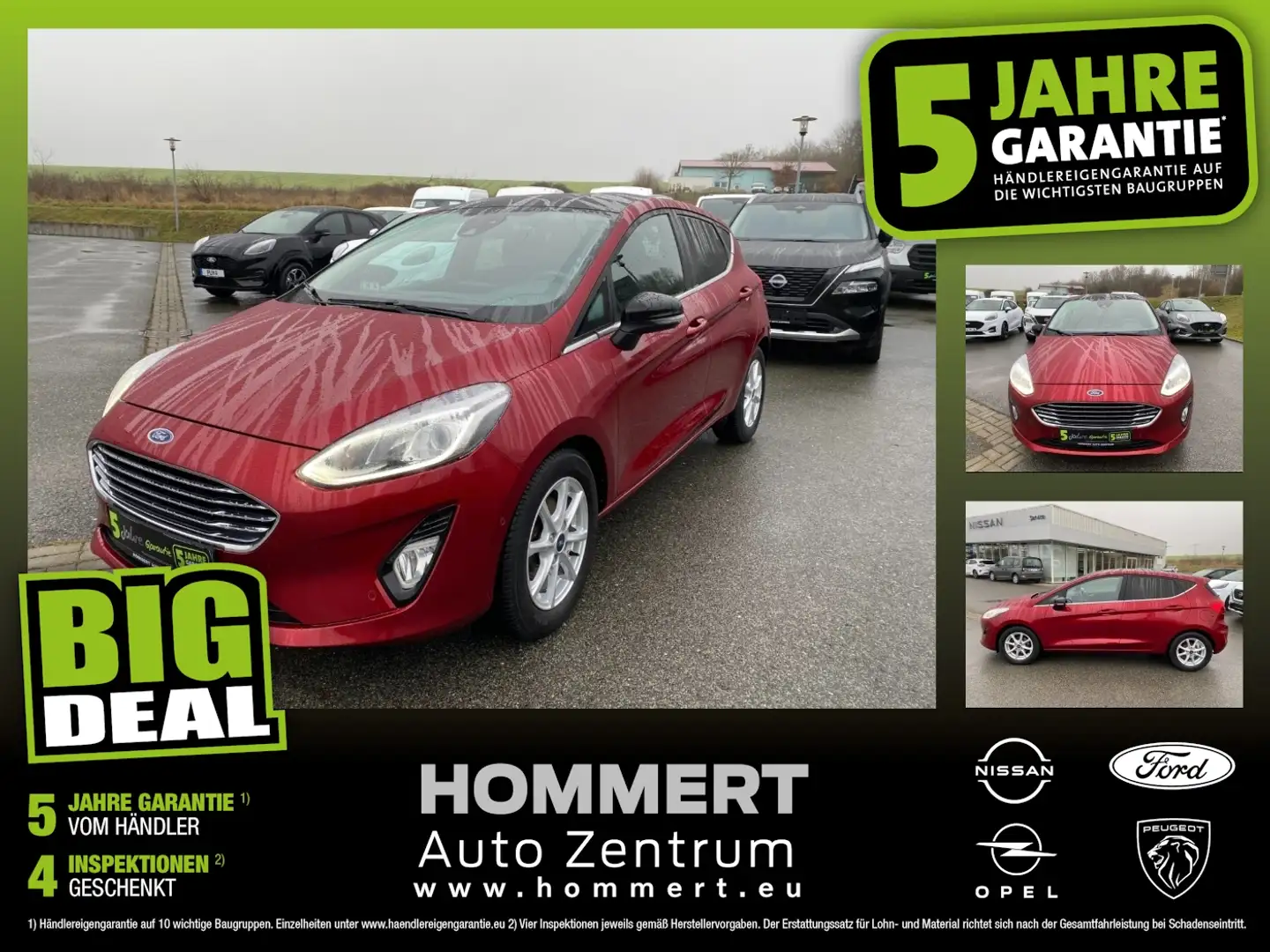Ford Fiesta 1.0 EcoBoost Titanium ACC+Navi+SHZ+Kam. Rot - 1
