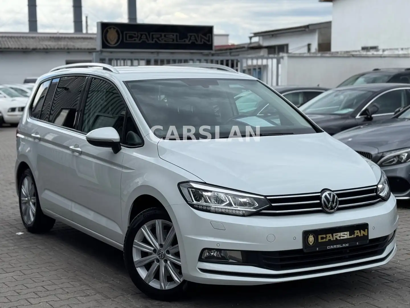 Volkswagen Touran DSG "1.HAND+7-SITZER+NAVI+LED+R.KAM+TOT" Білий - 1