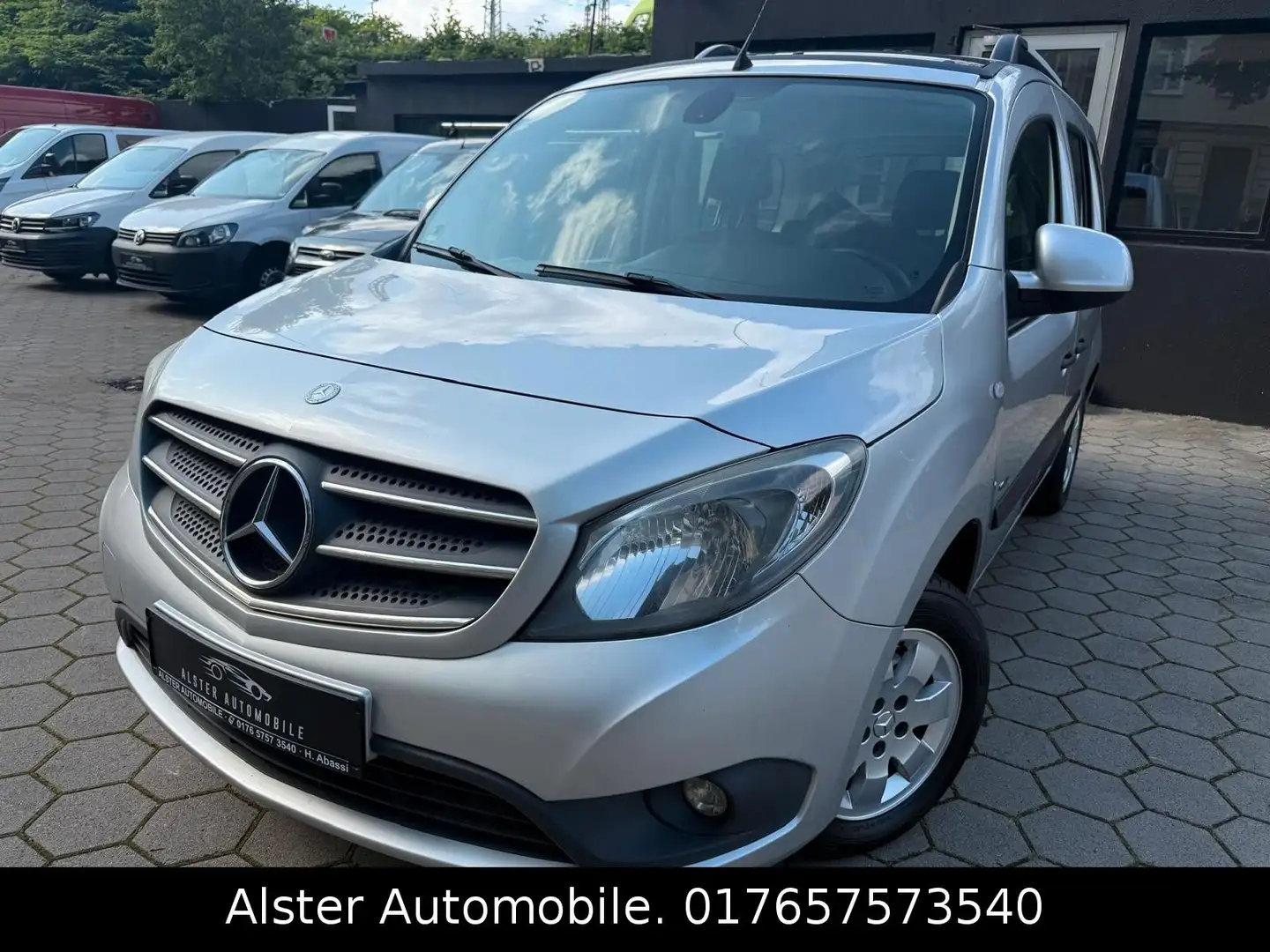 Mercedes-Benz Citan Kombi 111 CDI Lang, 5 sitze, Navi, Klima Zilver - 2