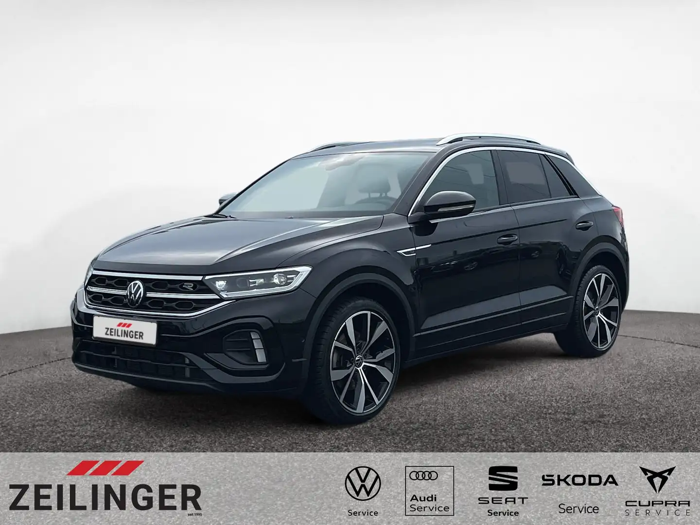 Volkswagen T-Roc R-Line 4Mo TSI DSG|PANO|19"|LED+|KAMERA Schwarz - 1