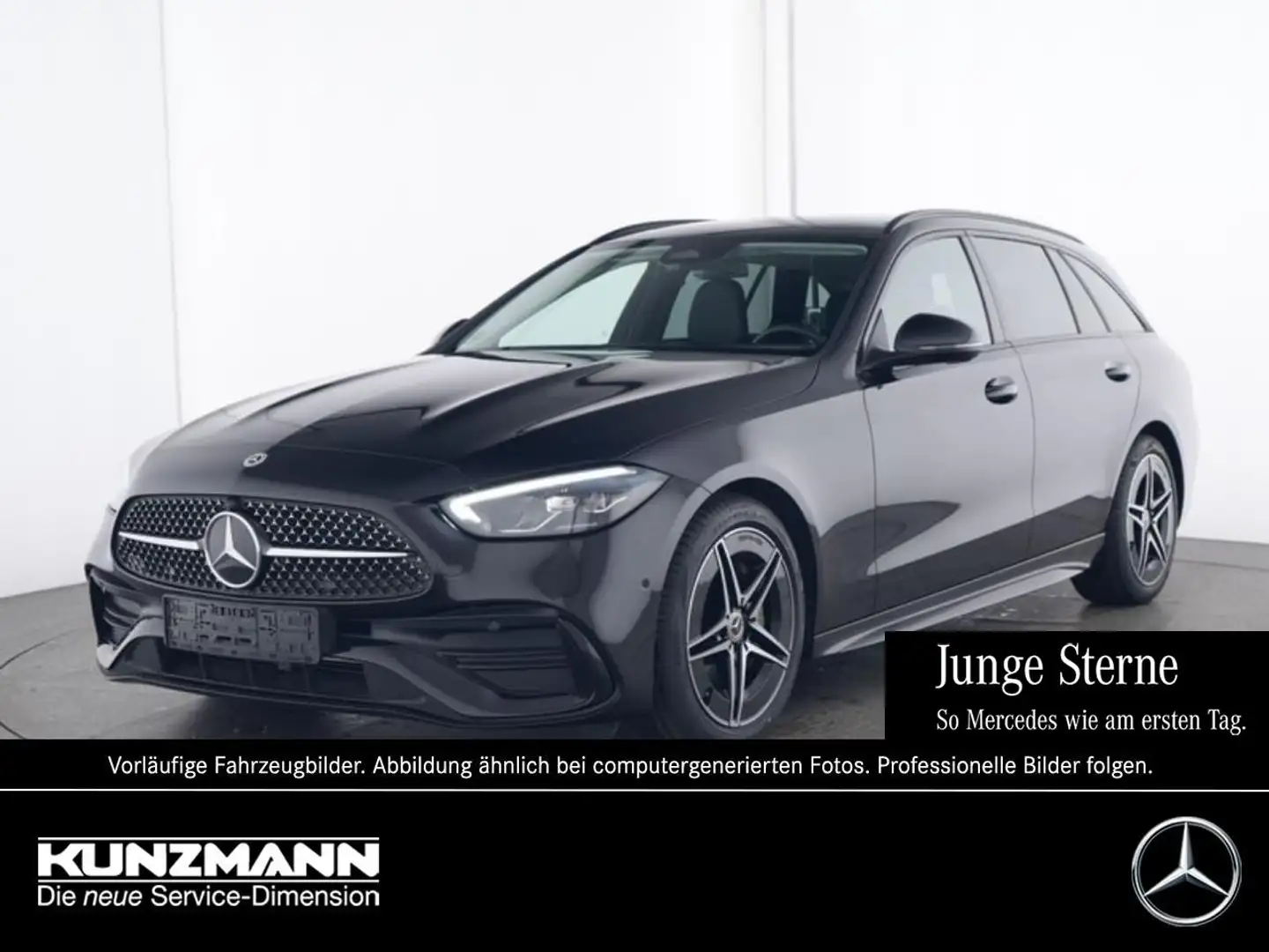 Mercedes-Benz C 200 d T AMG Night Panorama Kamera Memory  AHK Schwarz - 1