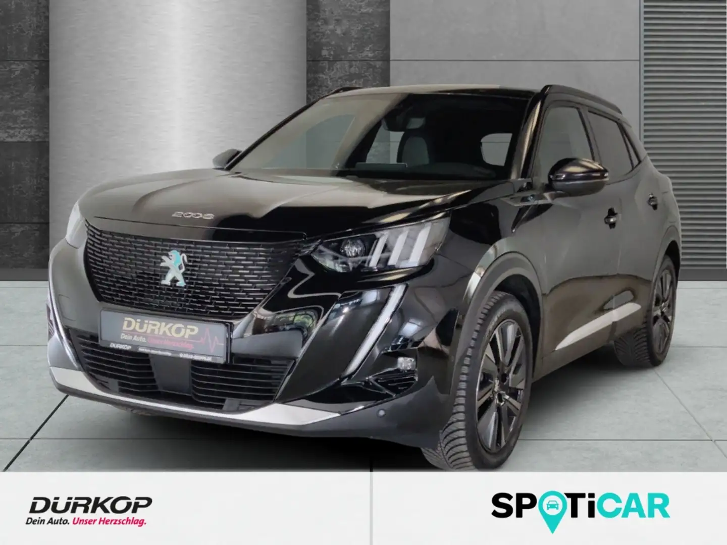 Peugeot 2008 GT Pack Navi LED ACC Apple CarPlay Android Auto Kl Schwarz - 1