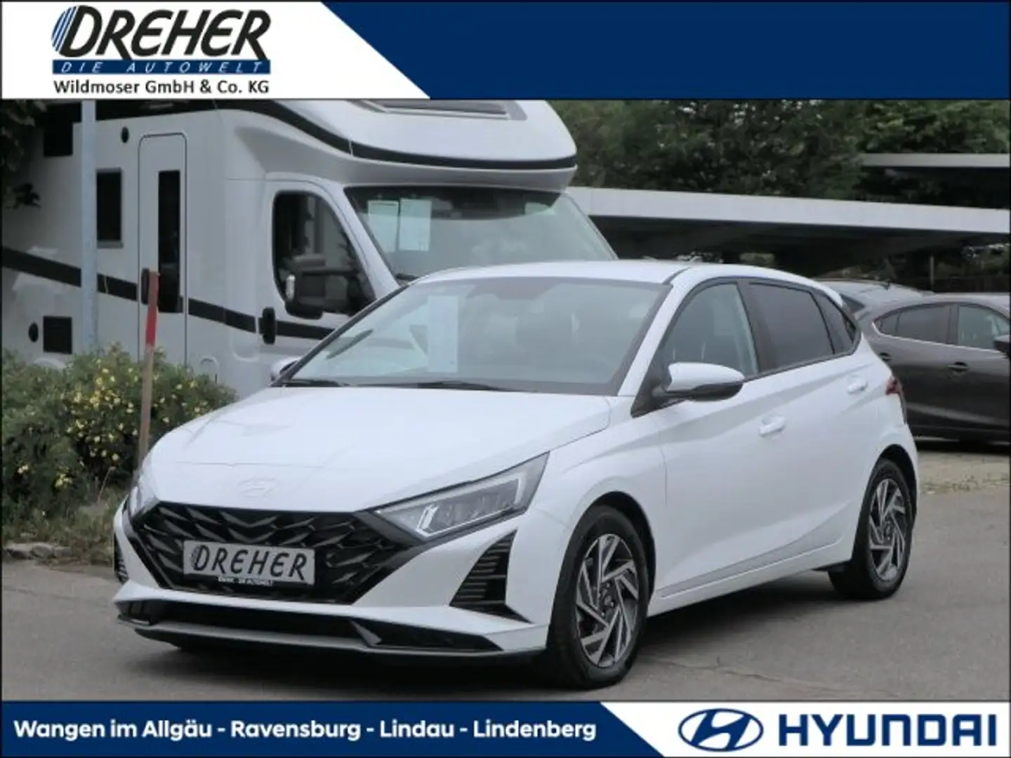 Hyundai i20 i20 Smart Klima/Sitzhzg./Navi/DAB/TEMP./UVM. Weiß - 1