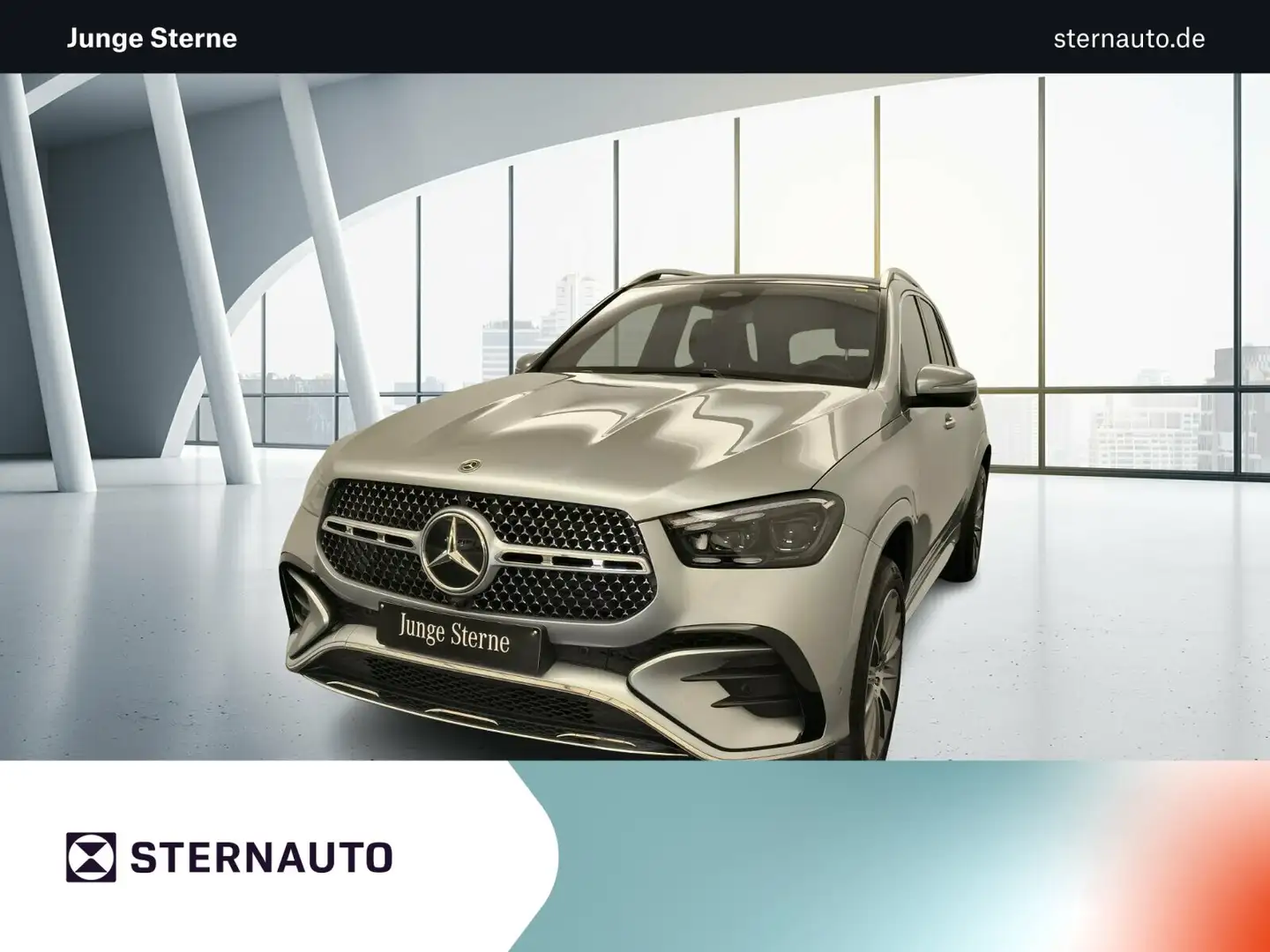 Mercedes-Benz GLE 450 GLE 450 4M AMG Premium E-Active Akustik 3,5t Sitzklima Silber - 1