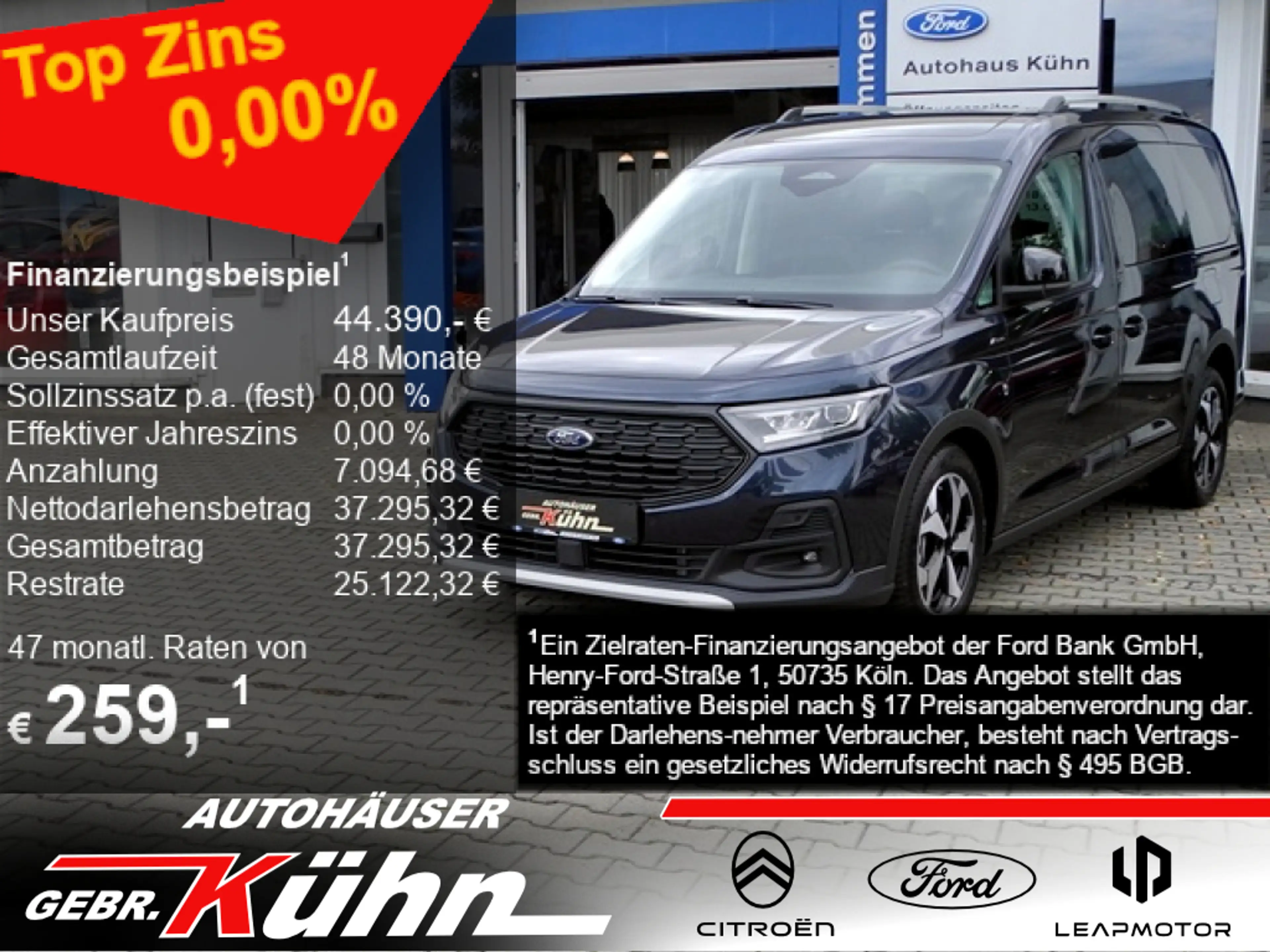Ford Tourneo Connect 4x4 ACTIVE - Standh., AHK, Allw., Panor., Sitzh.