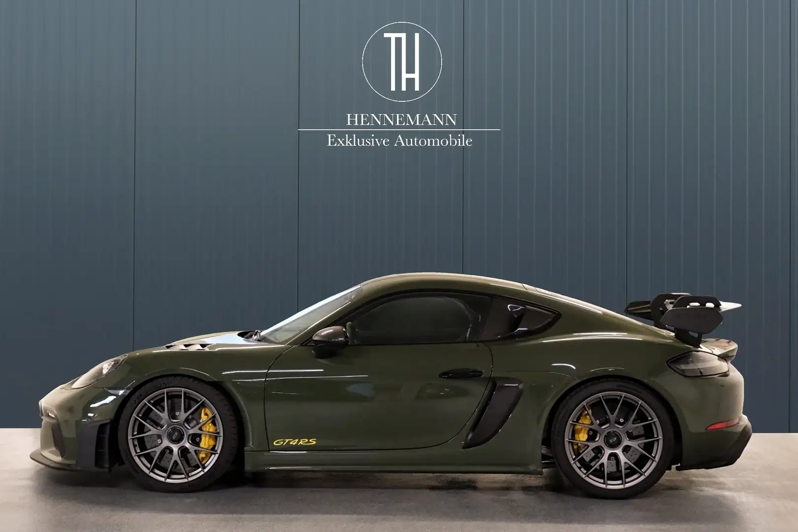 Porsche Cayman 718 Cayman GT4 RS*PTS*Weissach*PCCB*Lift*Magnesium Grün - 2