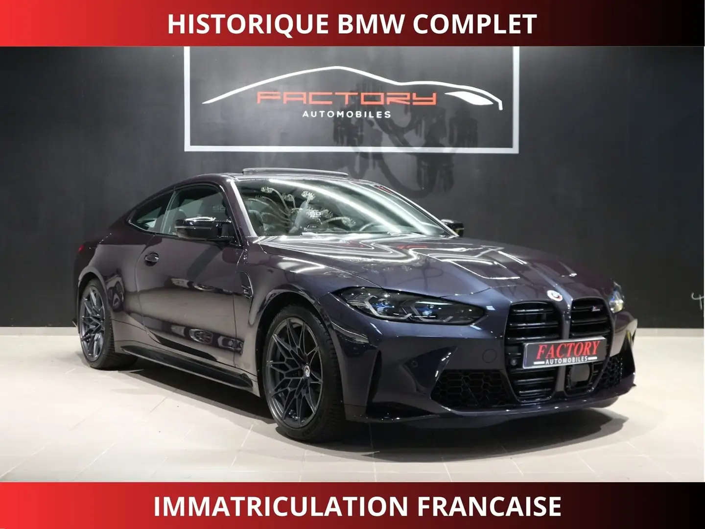 BMW M4 (G82) 3.0 510CH COMPETITION XDRIVE EDITION 50 EME ANNIVERSAIRE Violett - 1