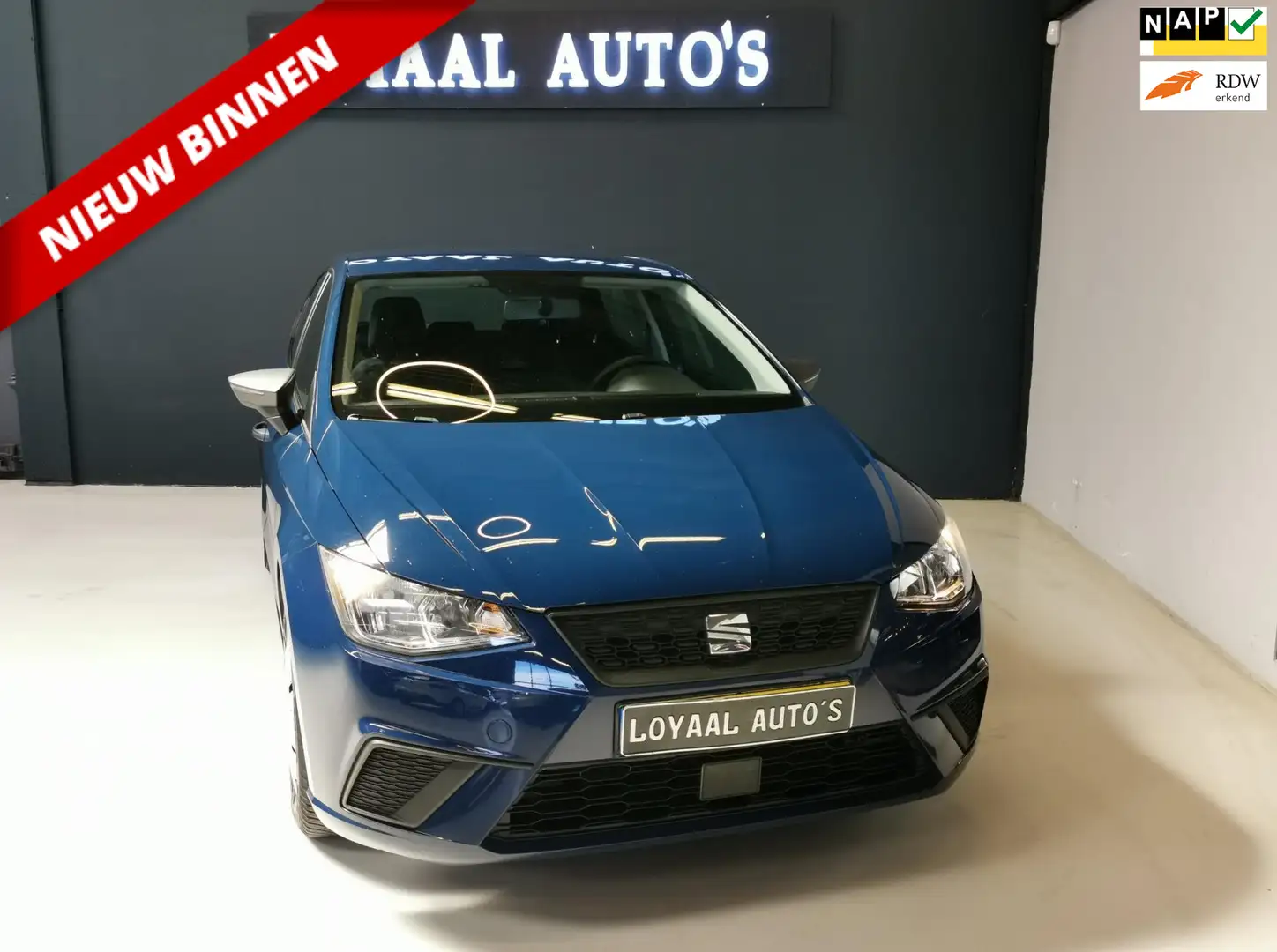 SEAT Ibiza 1.0 MPI Reference | CRUISE | ACC | ELEK.RAMEN | NA Blauw - 1