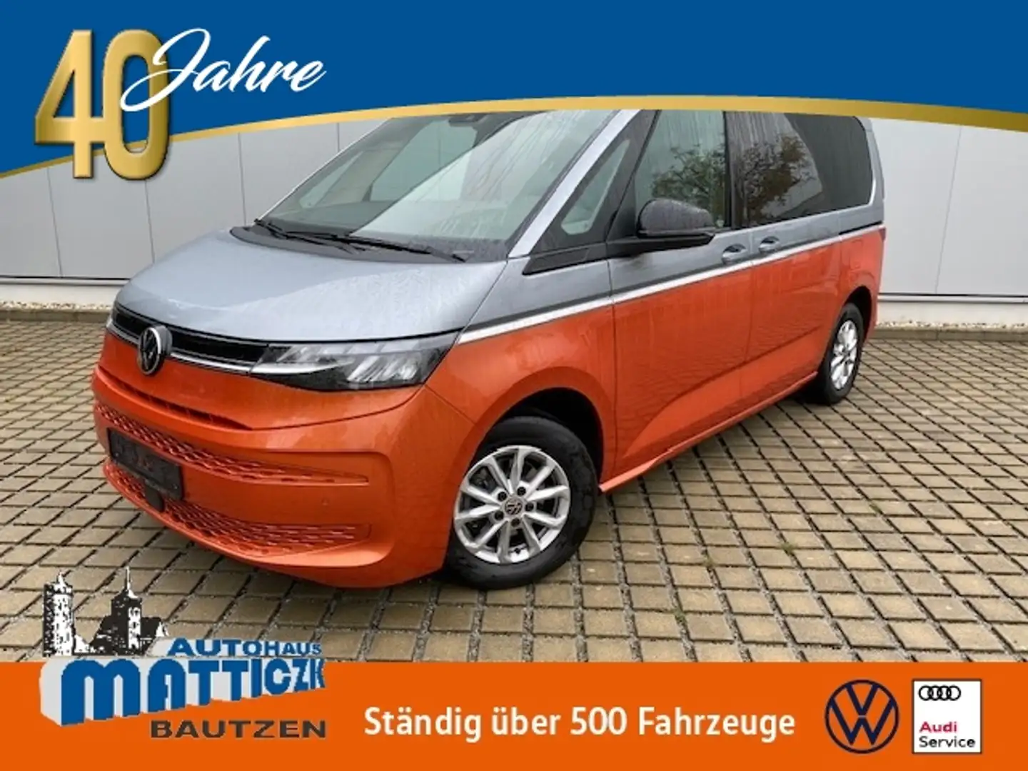 Volkswagen T7 Multivan 2.0 TDI DSG Life AHK/ST-HZ/PANORAMA/LED/NAVI+VZE/ Silber - 1