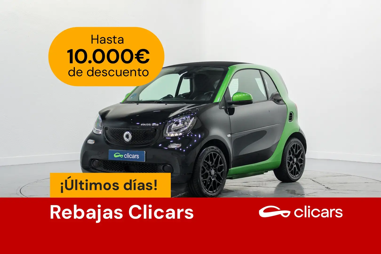 smart forTwo Coupé Electric Drive Passion Negro - 1