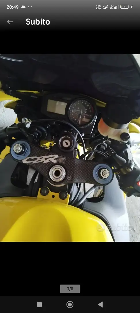 Honda CBR 900 Fireblade Galben - 2