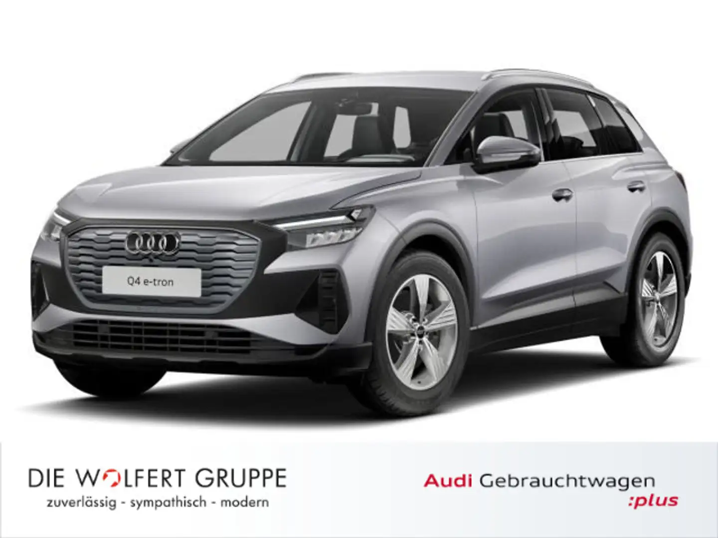 Audi Q4 e-tron 45 *0,25%*WÄRMEPUMPE*ACC*RFK*AR-HUD Argintiu - 1