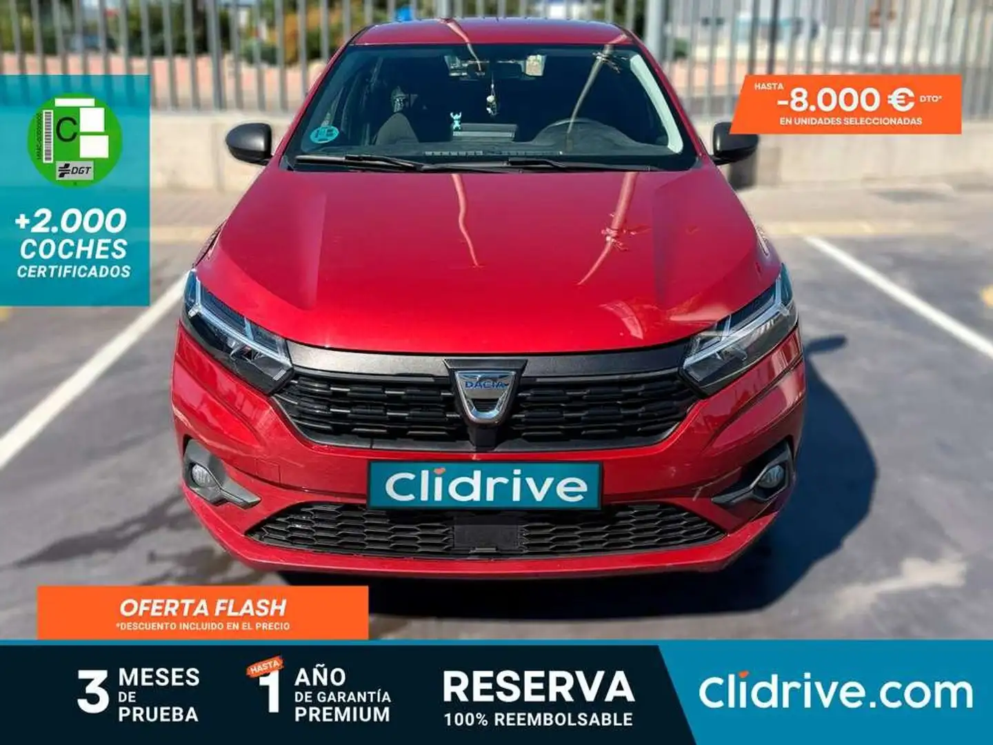 Dacia Sandero TCe Essential 67kW Rojo - 1