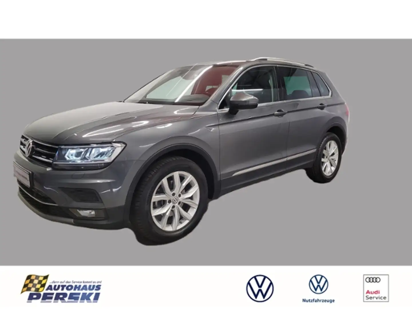 Volkswagen Tiguan 2.0 TDI Highline 4Mot DSG KLIMA, NAVI, LED, AHK Gris - 1