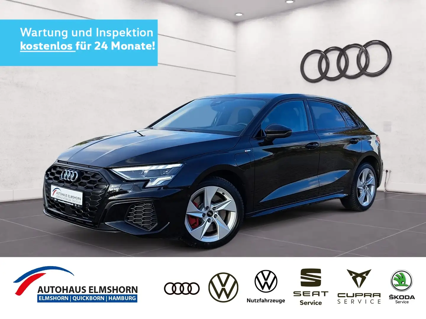 Audi A3 Sportback S line 45 TFSIe S tronic NAV GRA LED GJ Schwarz - 1
