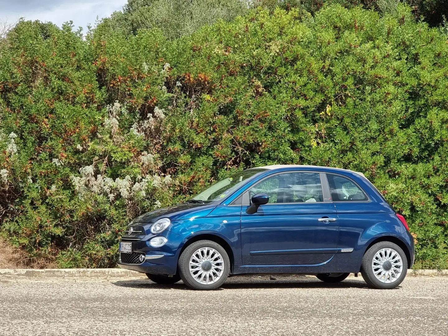 Fiat 500C 500 C 1.0 GSE N3 Hybrid Lounge 1e eigenaar Blauw - 1