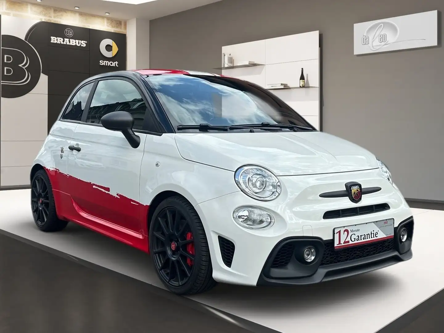 Abarth 595 Competizione 179PS Automaik TFT Navi Sabelt Bílá - 2