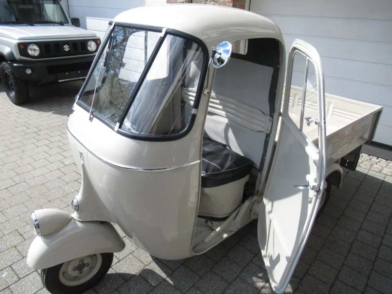 Piaggio Ape Selbstmördertüren-Rückwand rollbar-Einmalig!!, foto 1