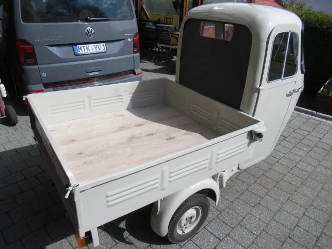 Piaggio Ape Selbstmördertüren-Rückwand rollbar-Einmalig!!, foto 4