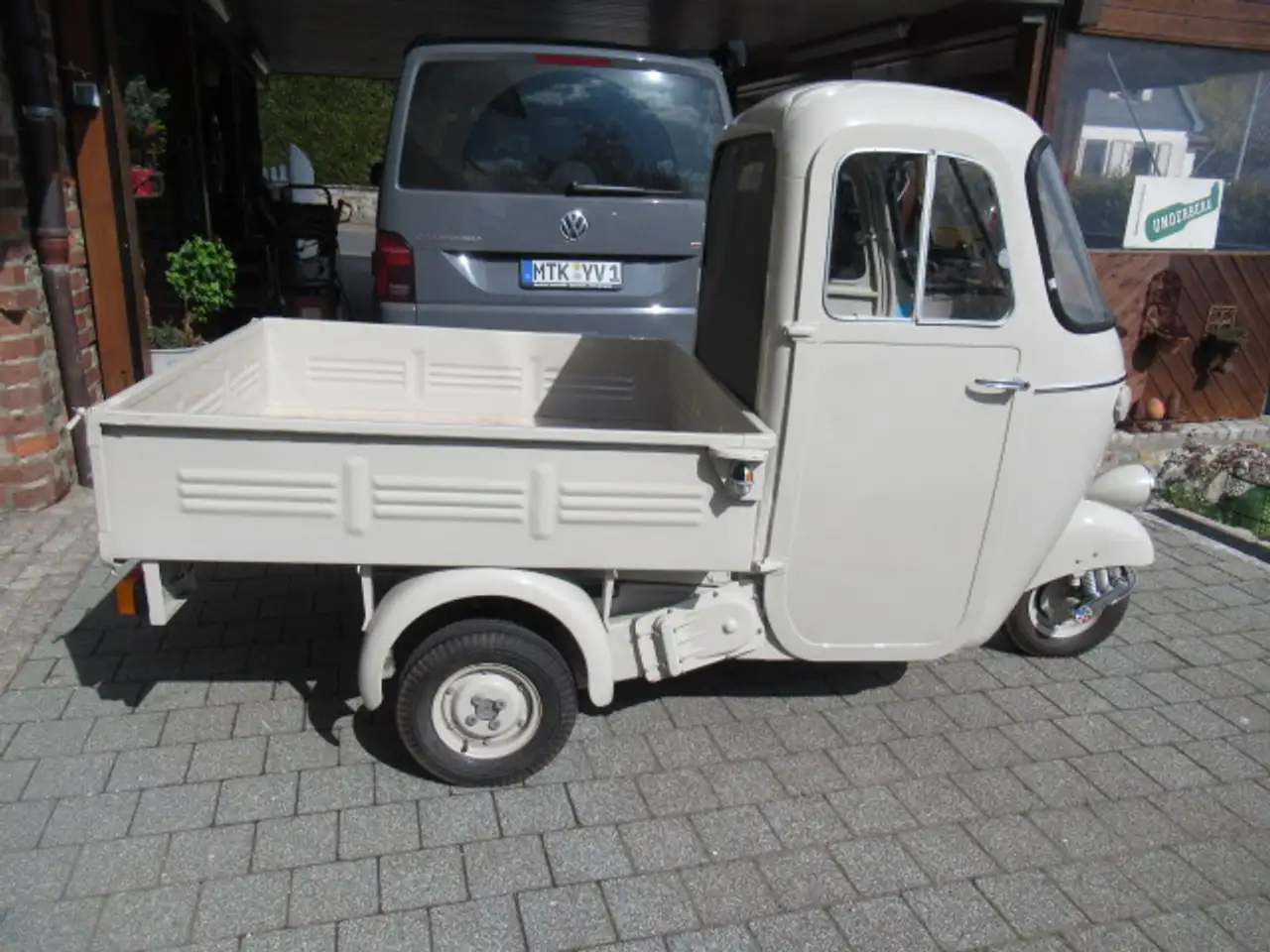 Piaggio Ape Selbstmördertüren-Rückwand rollbar-Einmalig!!, foto 6