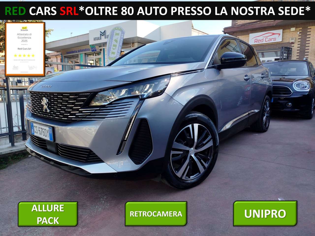 Peugeot 3008 1.5 HDI ALLURE EAT8 RESTYLING *PREZZO VERO* UNIPRO\' KM CERTIFICATI