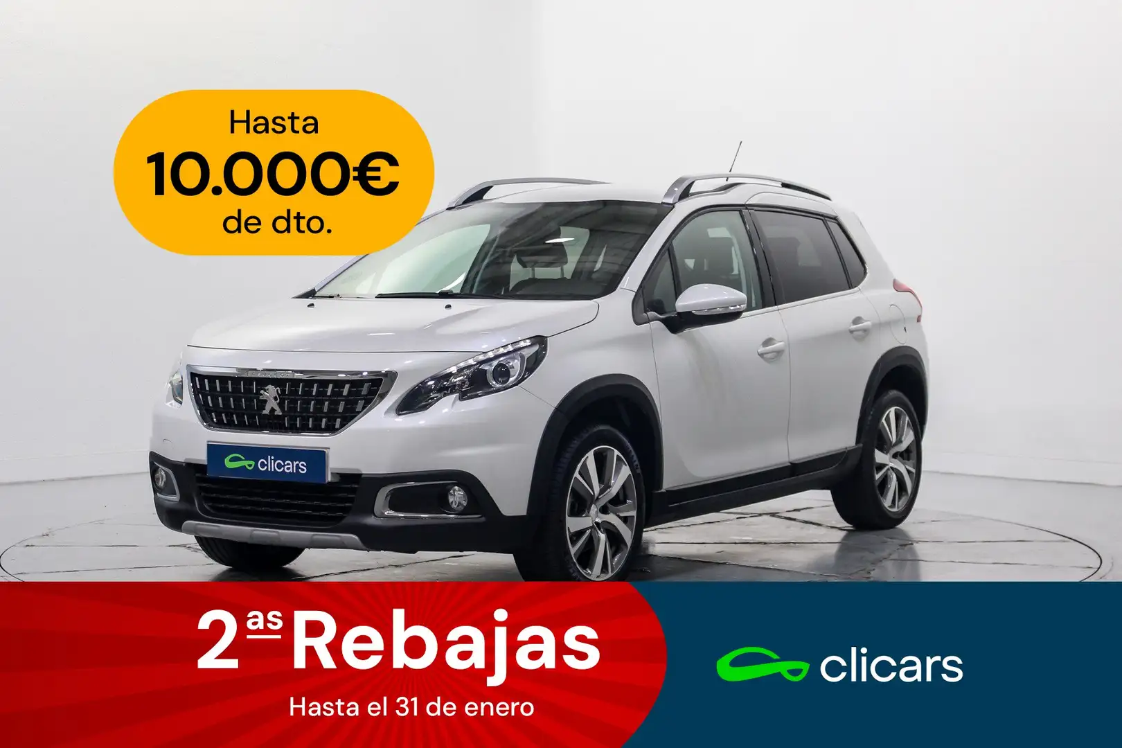 Peugeot 2008 1.2 PureTech S&S Allure 130 Blanc - 1