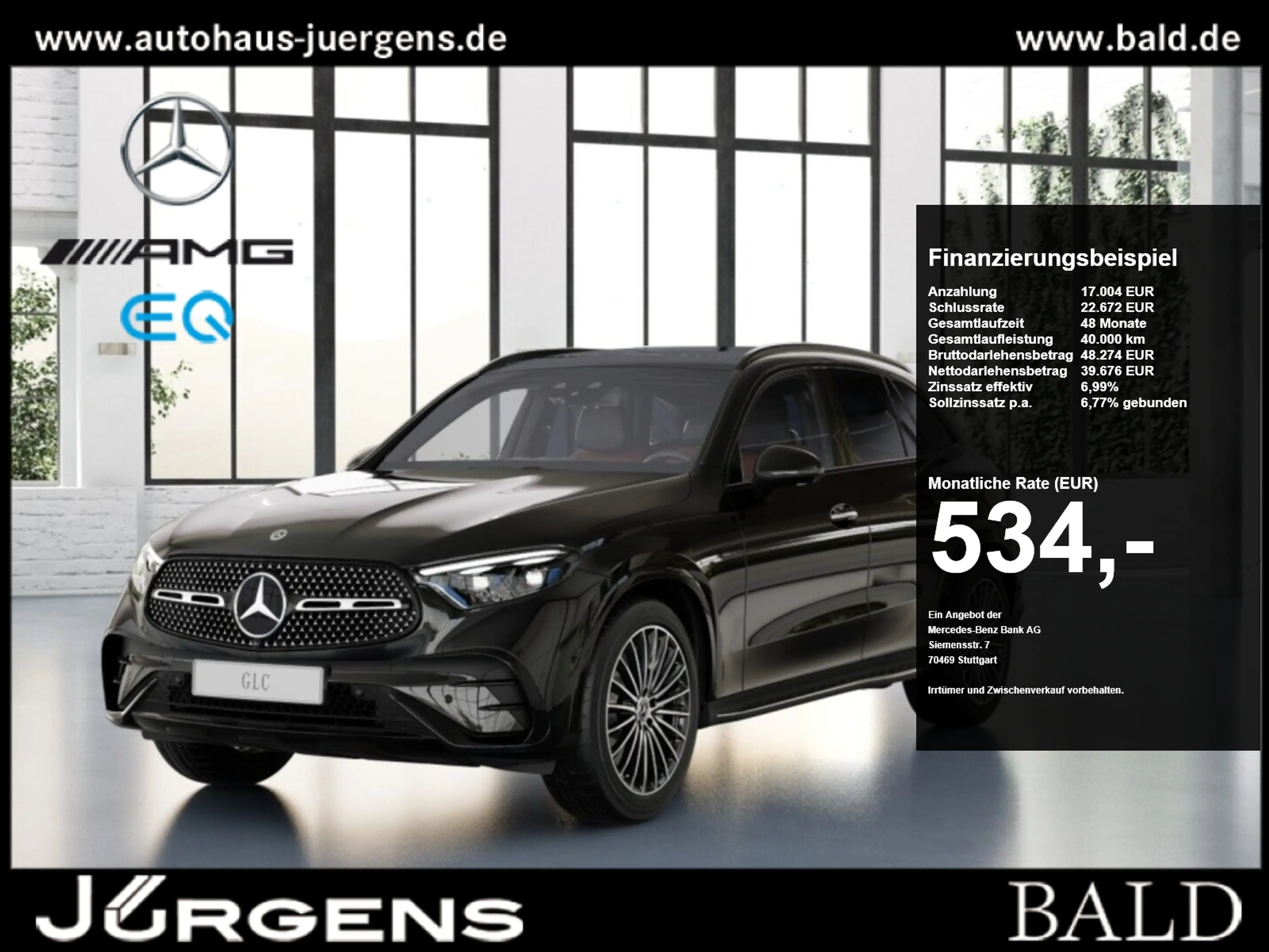 Mercedes-Benz GLC 300 d 4M AMG-Sport/Technik/Pano/AHK/Burm/20"