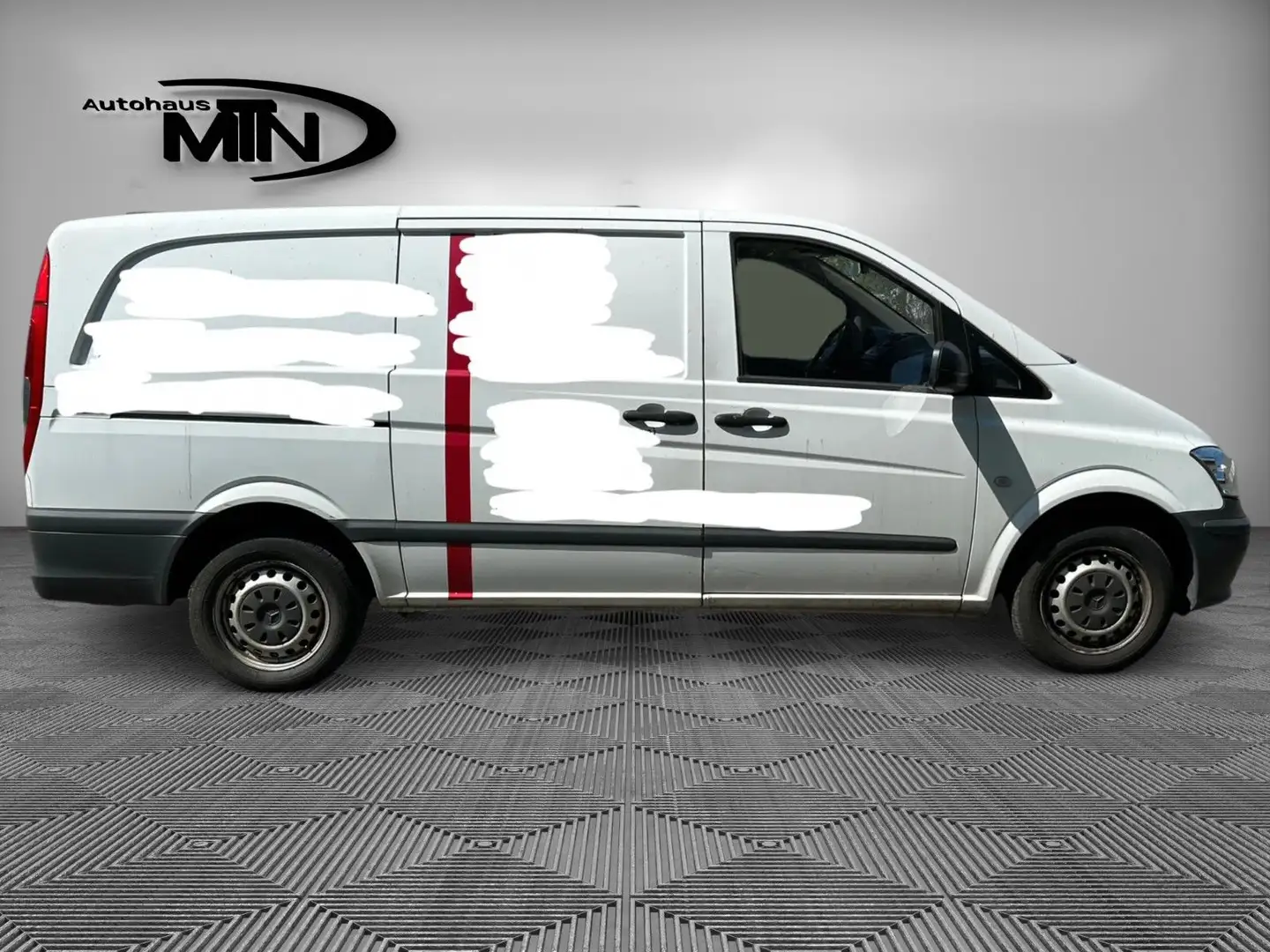Mercedes-Benz Vito 113 CDI Kasten Lang 3.Stz AHK 1.HAND Blanc - 2