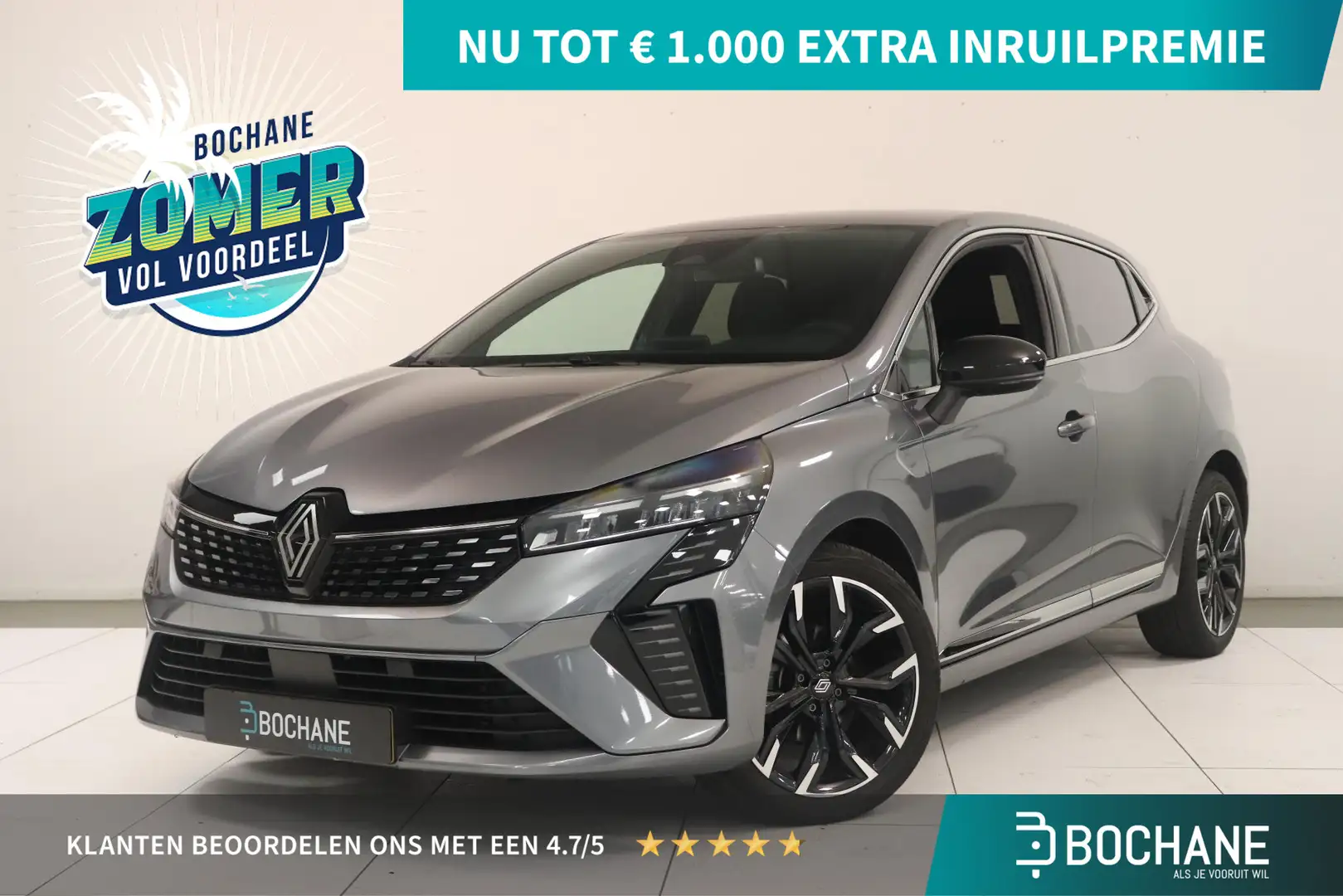 Renault Clio 1.0 TCe 90PK Techno | Navigatie | Virtual Cockpit Grijs - 1